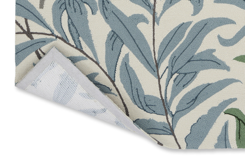 Outdoor rug Willow Boughs Leafy Arbour Green-Blue