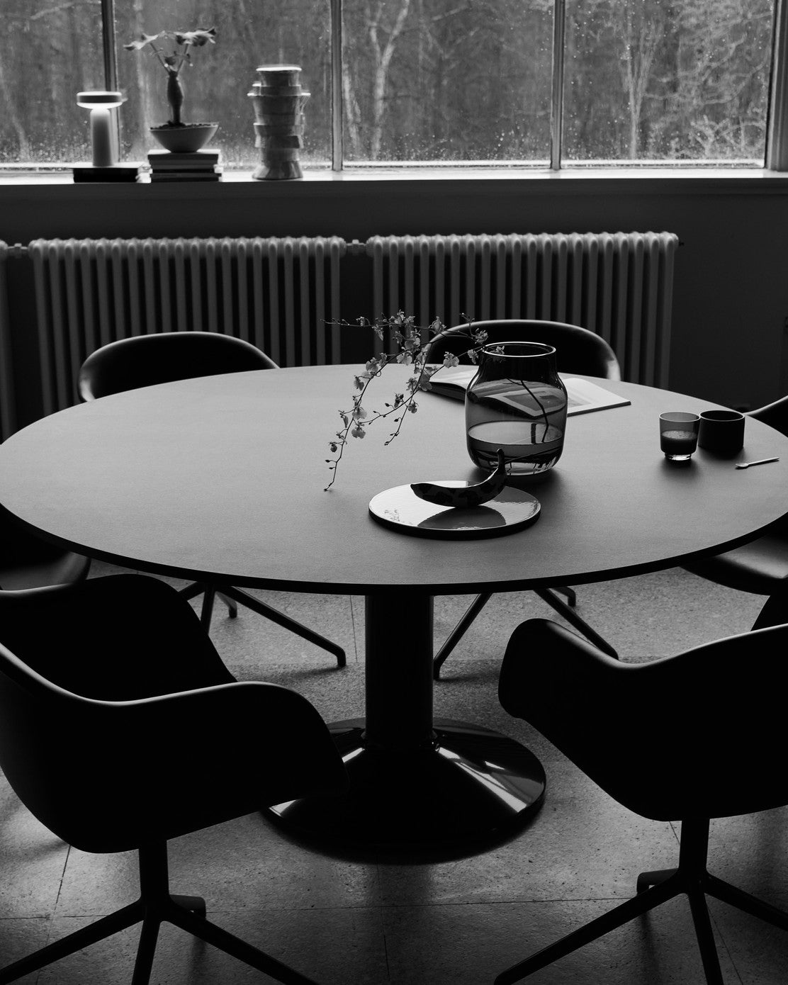 Burgundy MIDST Round Table