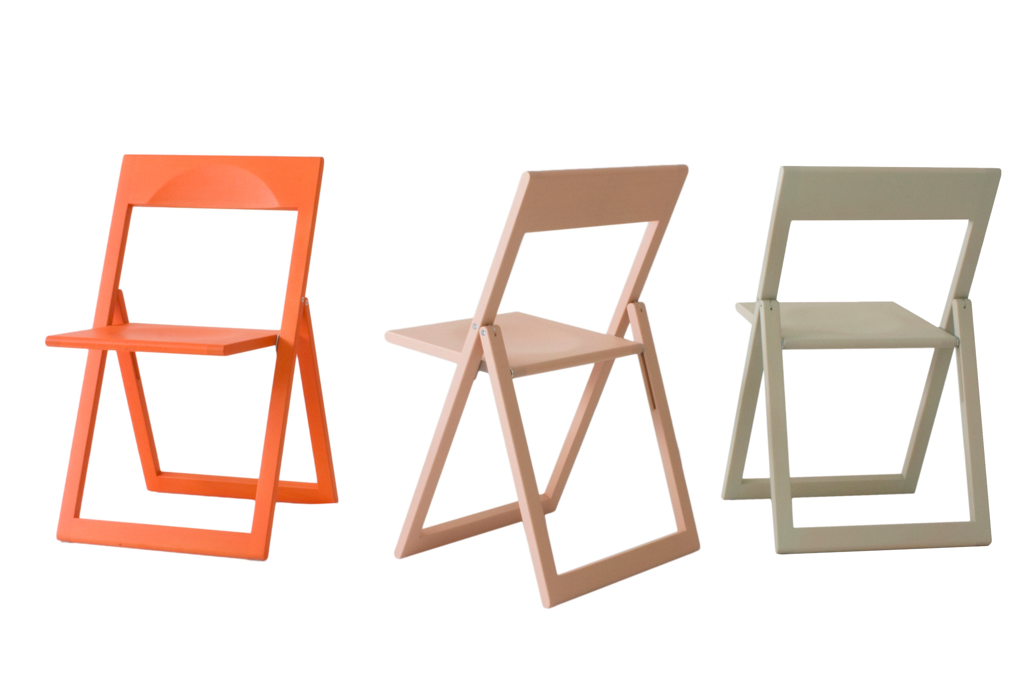 AVIVA Folding Chair Pink Beech Wood