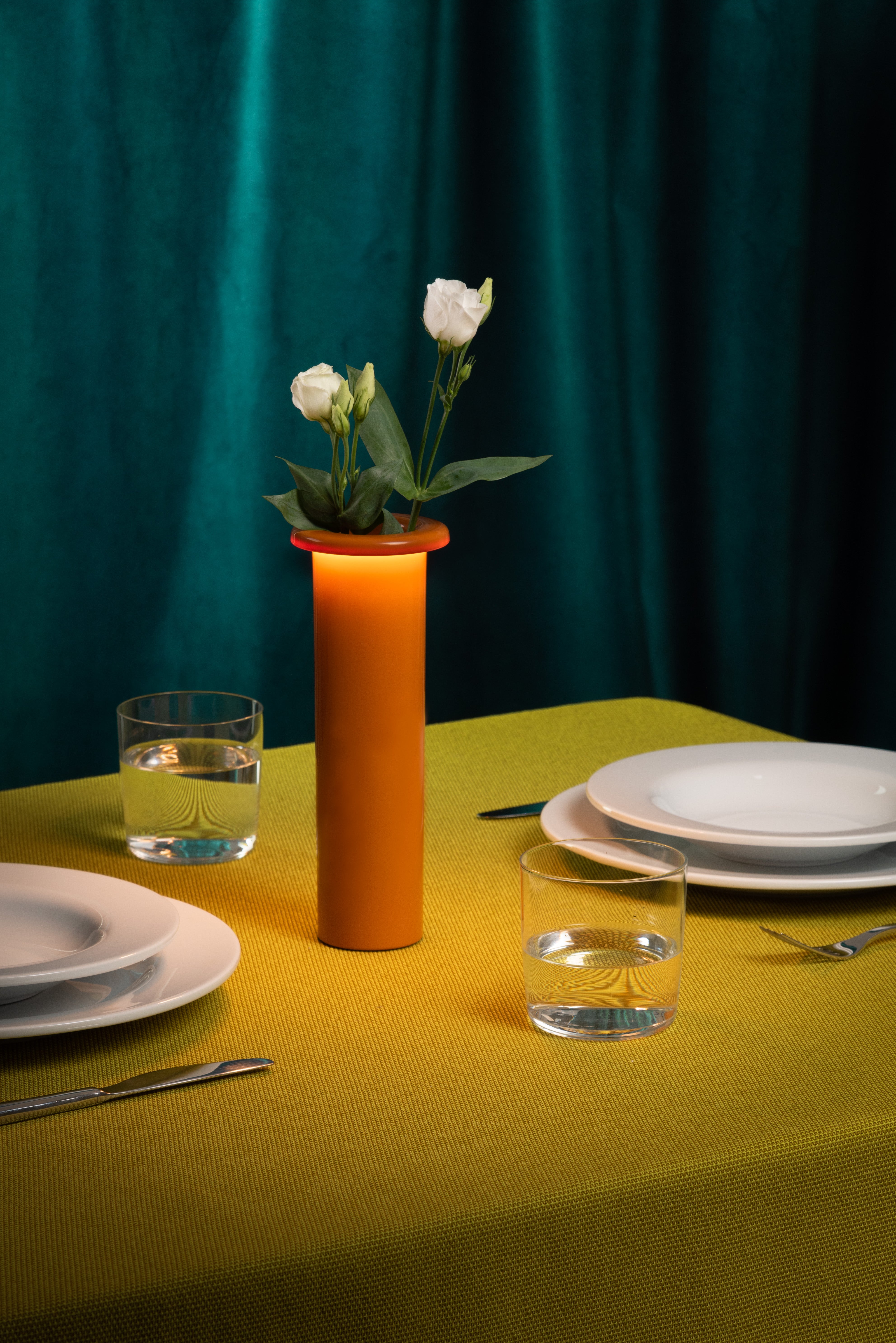 BOUQUET Oliven-Tischlampe
