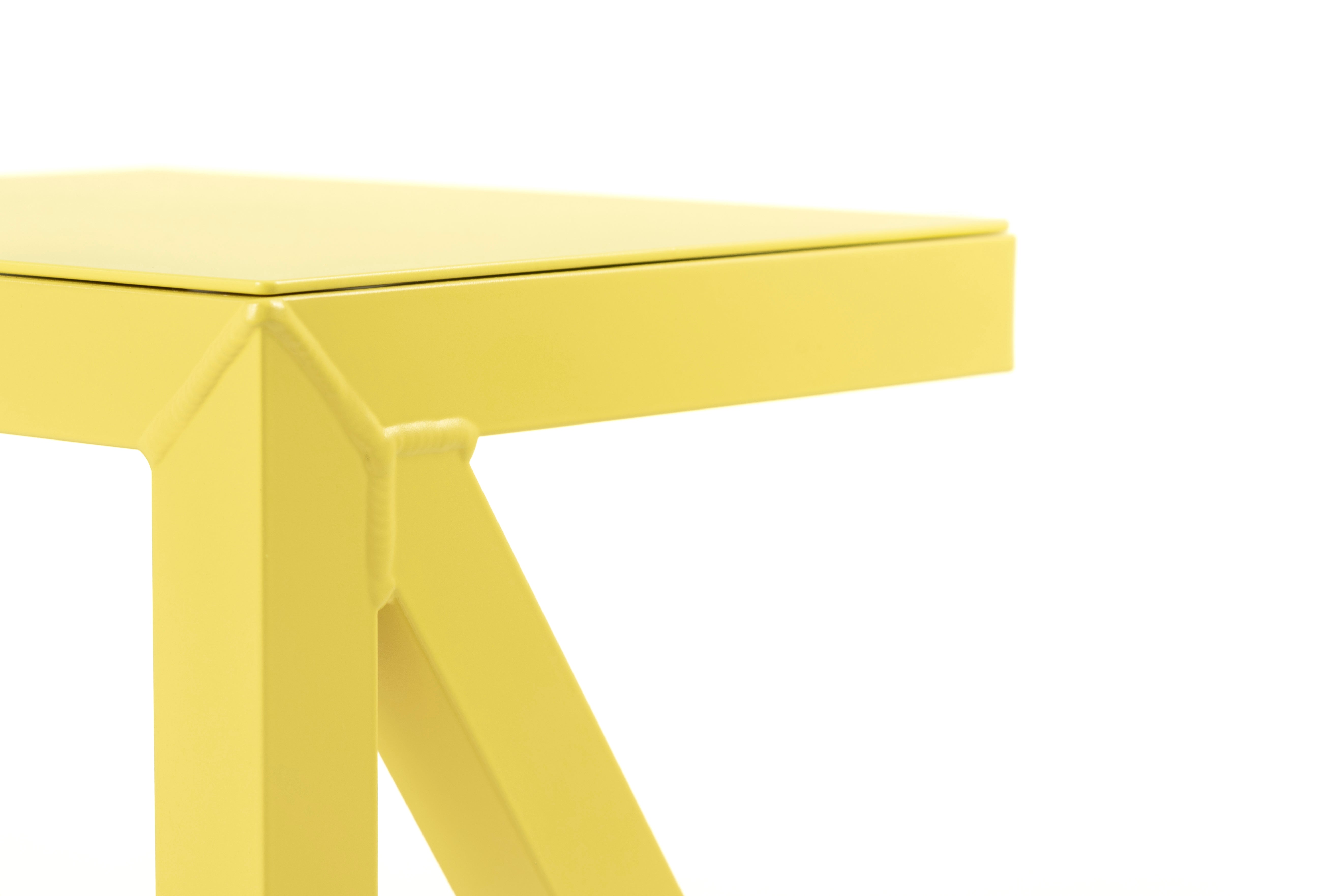 BUREAURAMA stool yellow