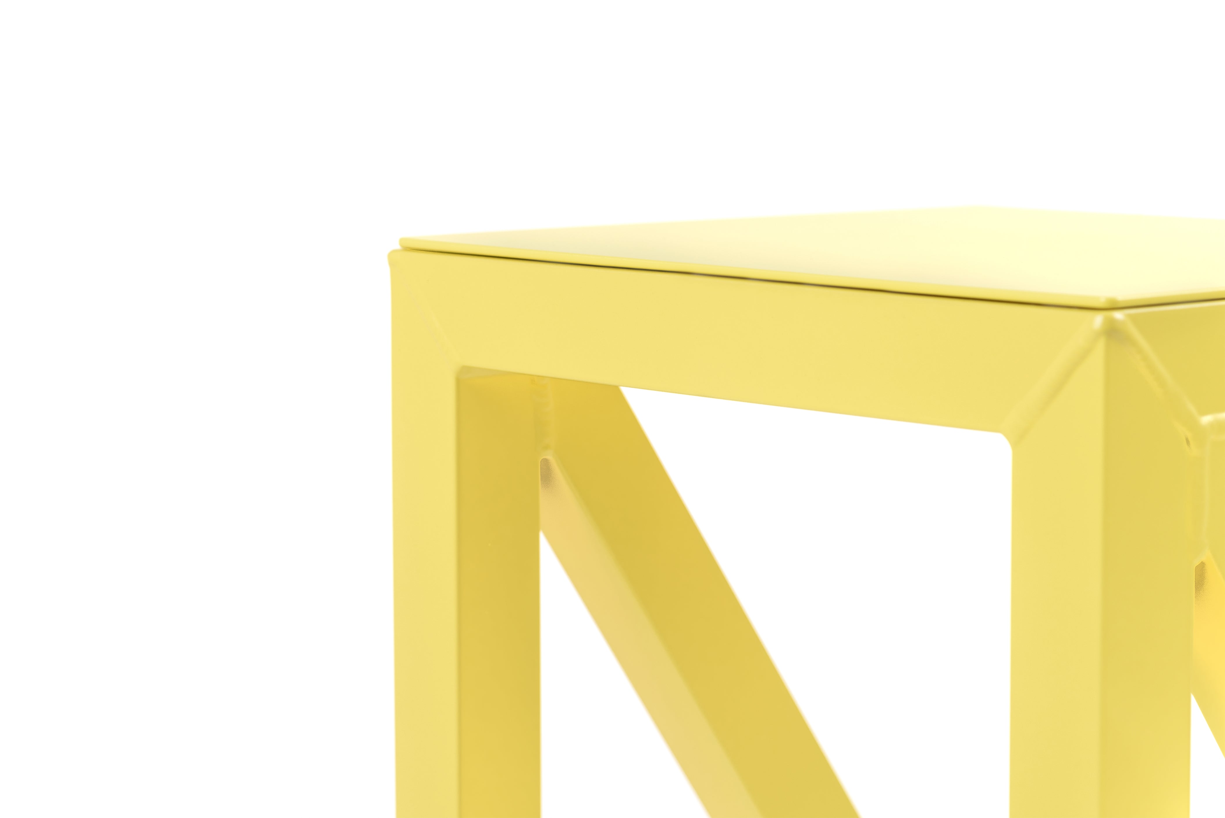 BUREAURAMA stool yellow