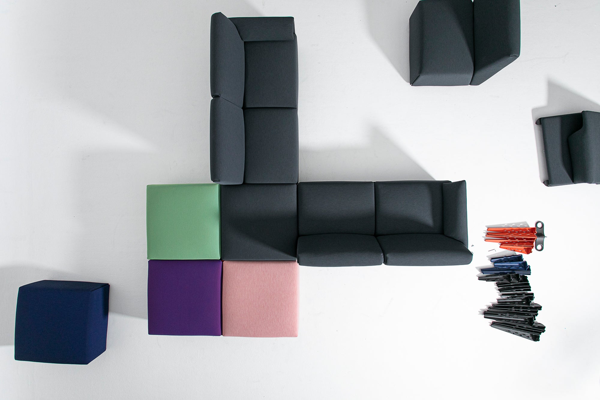 COSTUME Modulsofa - linkes Polstermodul