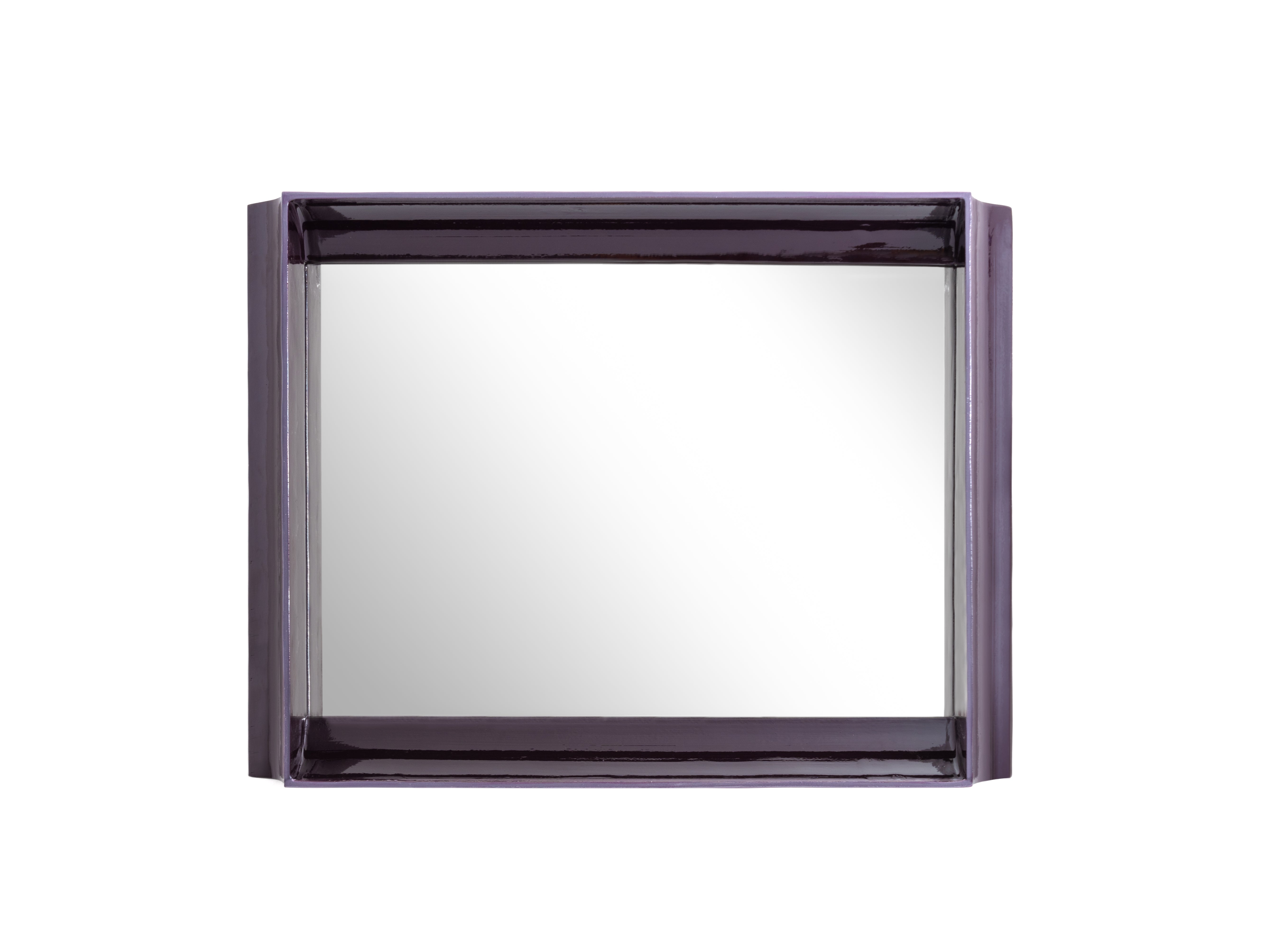 COVES purple wall mirror