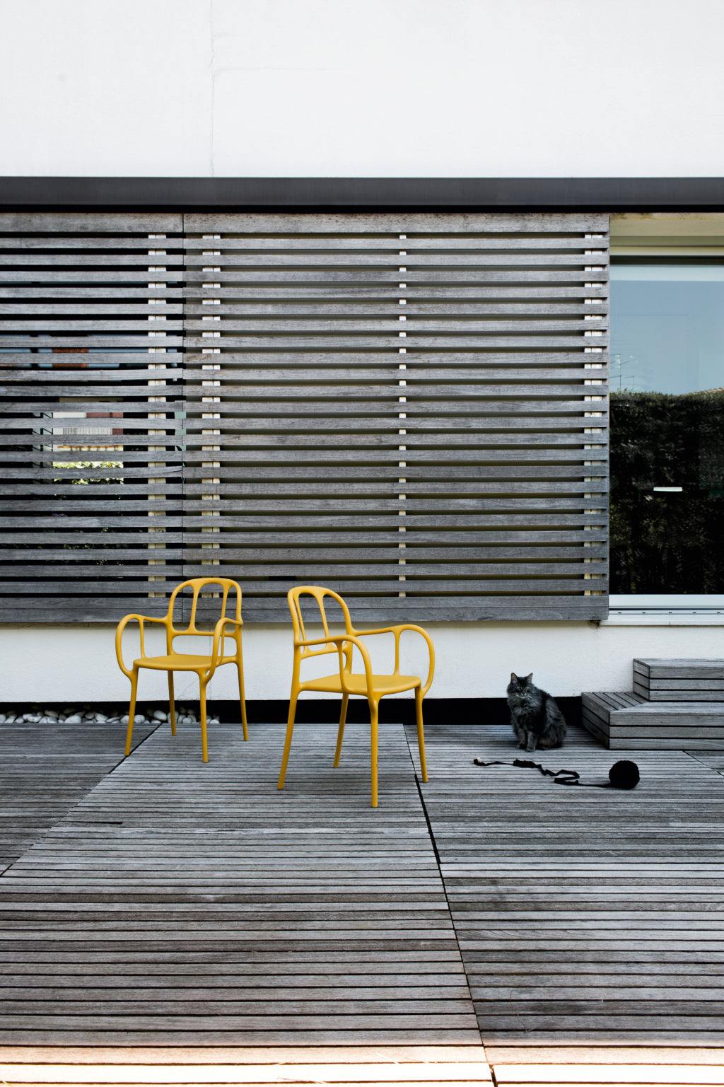 MILA outdoor chair dark green