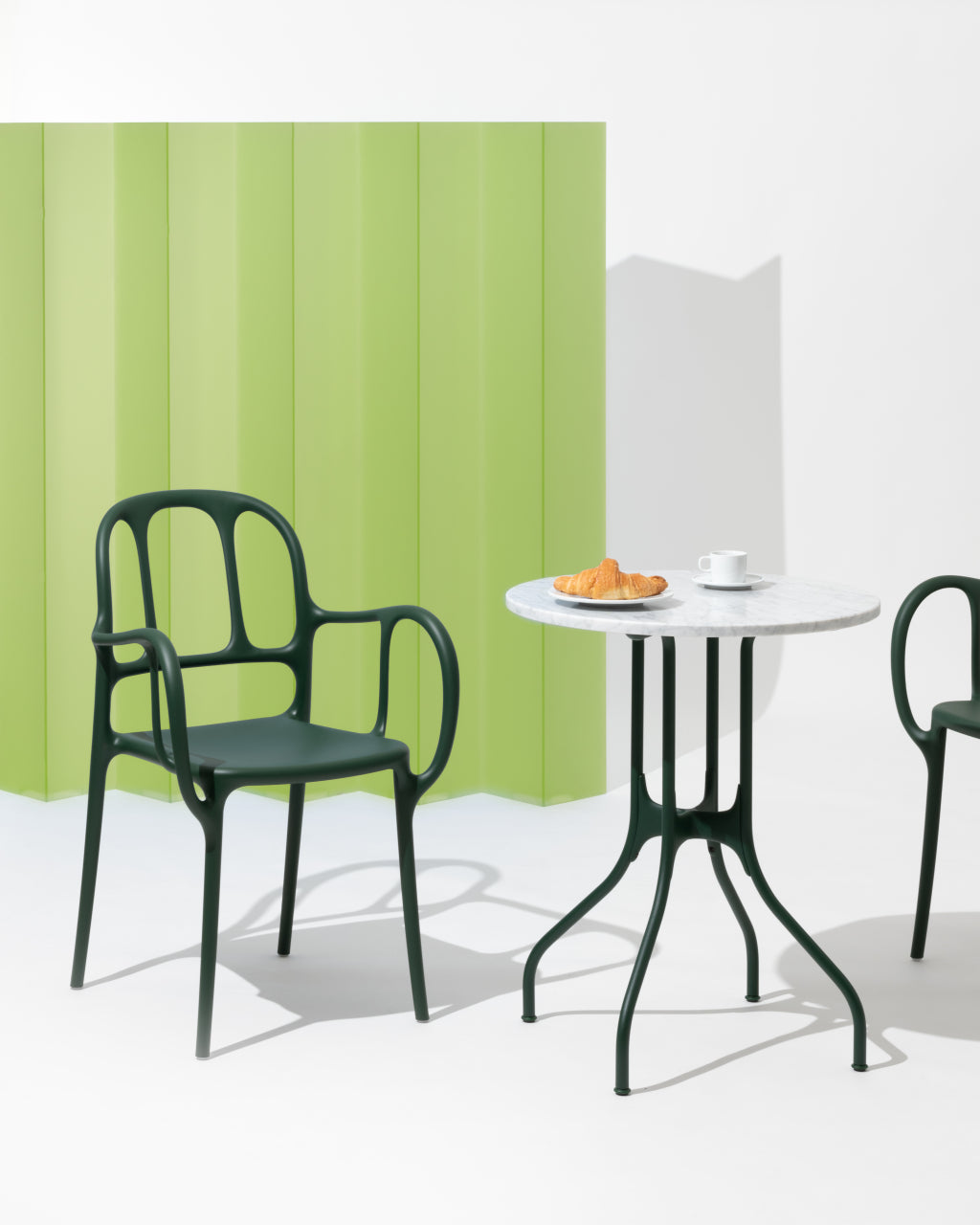 MILA outdoor chair dark green