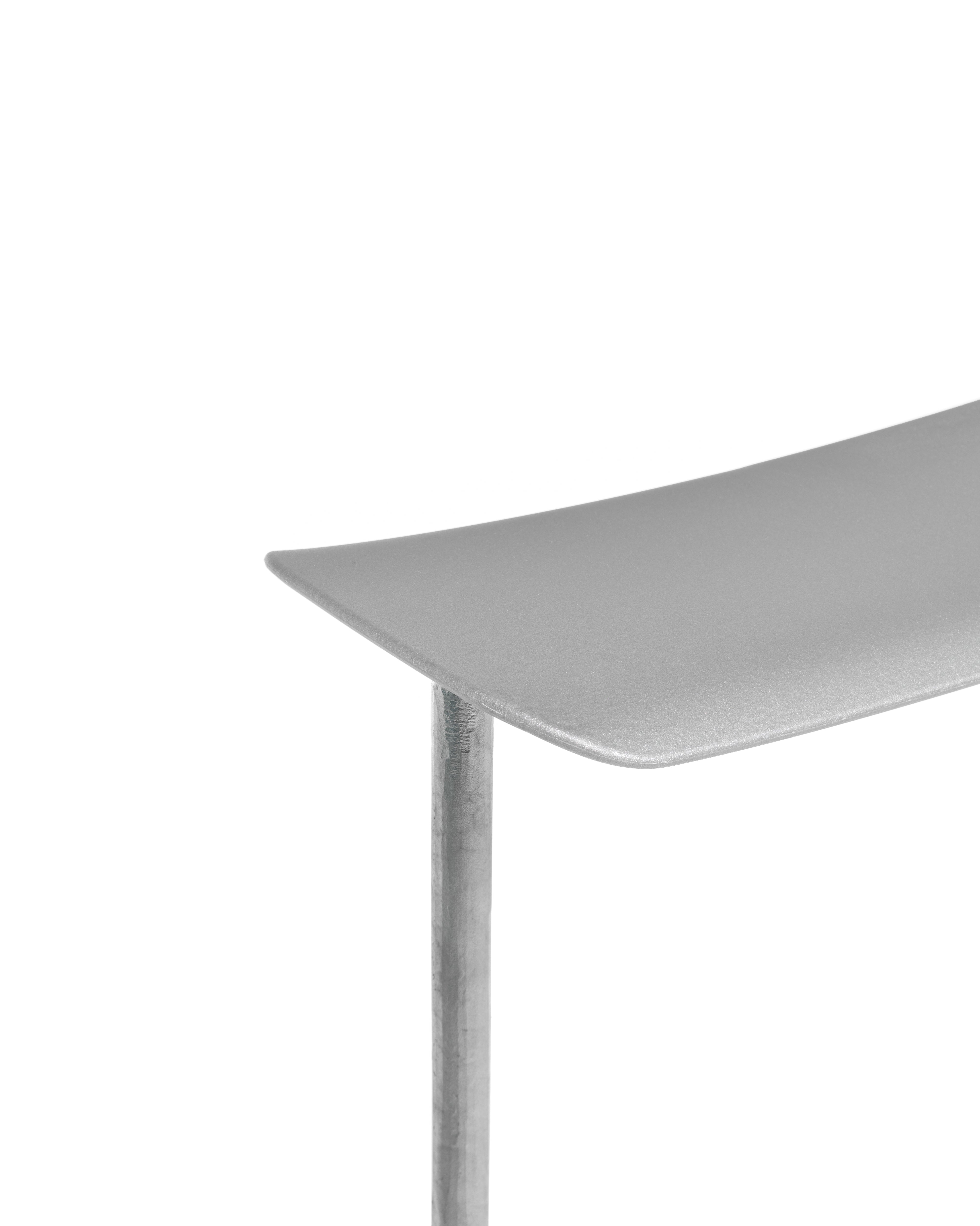 OFFICINA Barhocker mit Metallgestell und Metallsitz