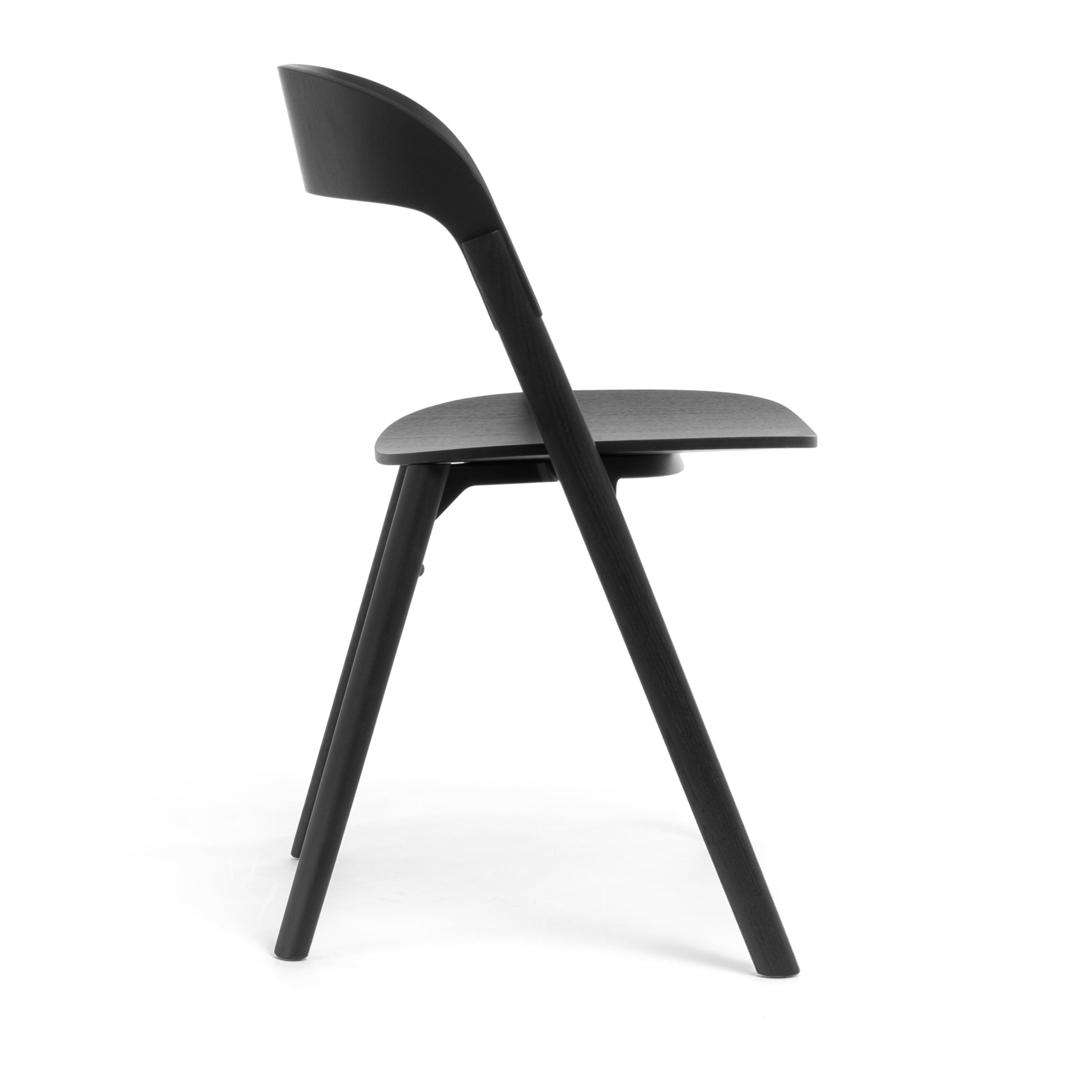 PILA chair black ash wood