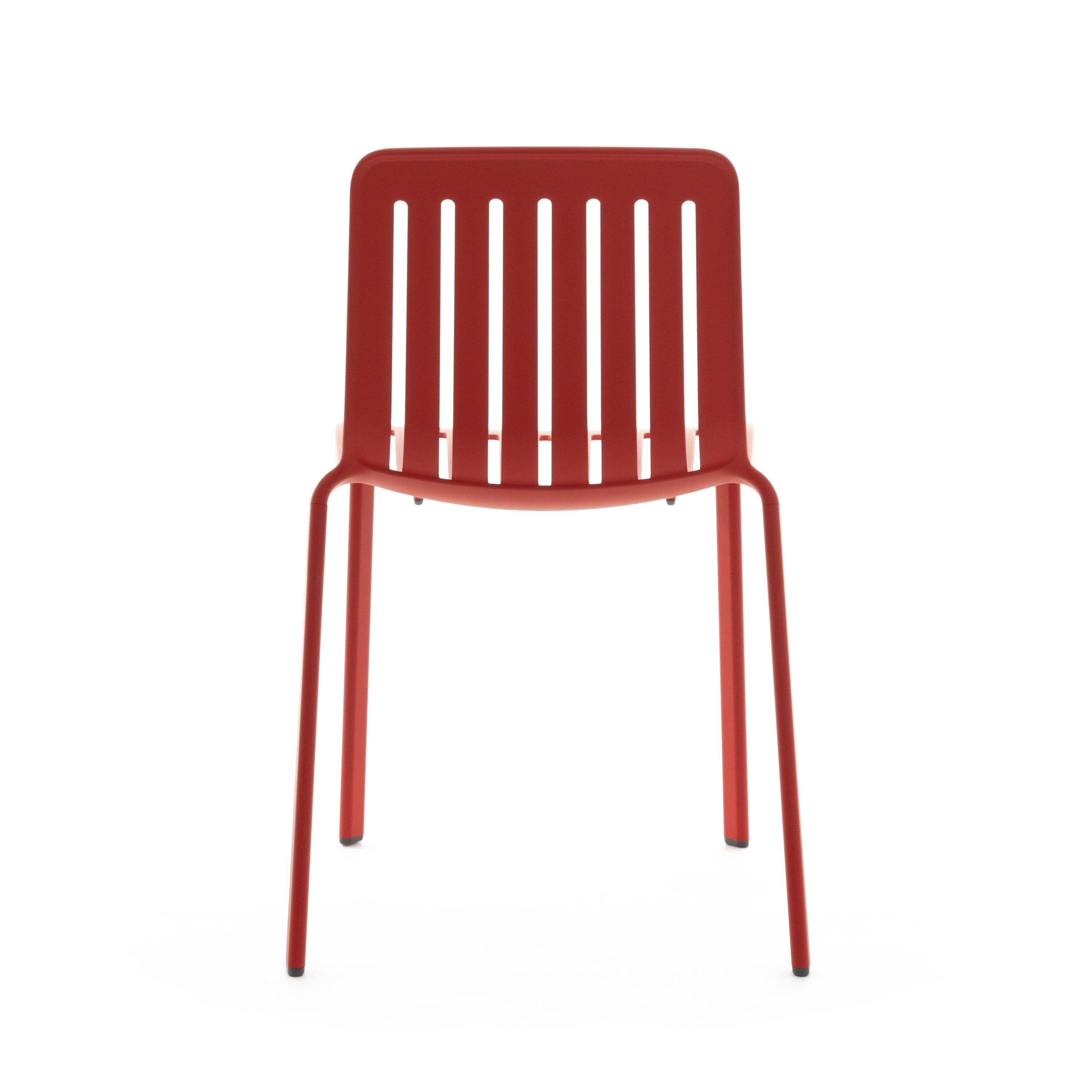 PLATO roter Outdoor-Stuhl