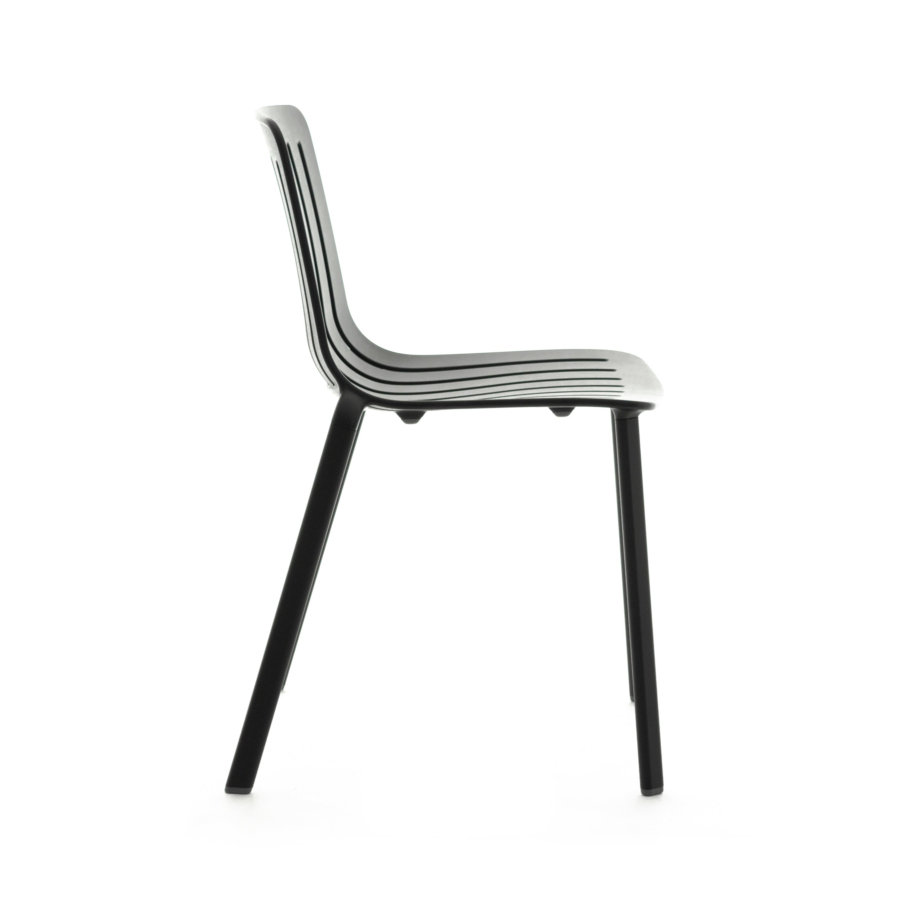 PLATO Outdoor-Stuhl, schwarz