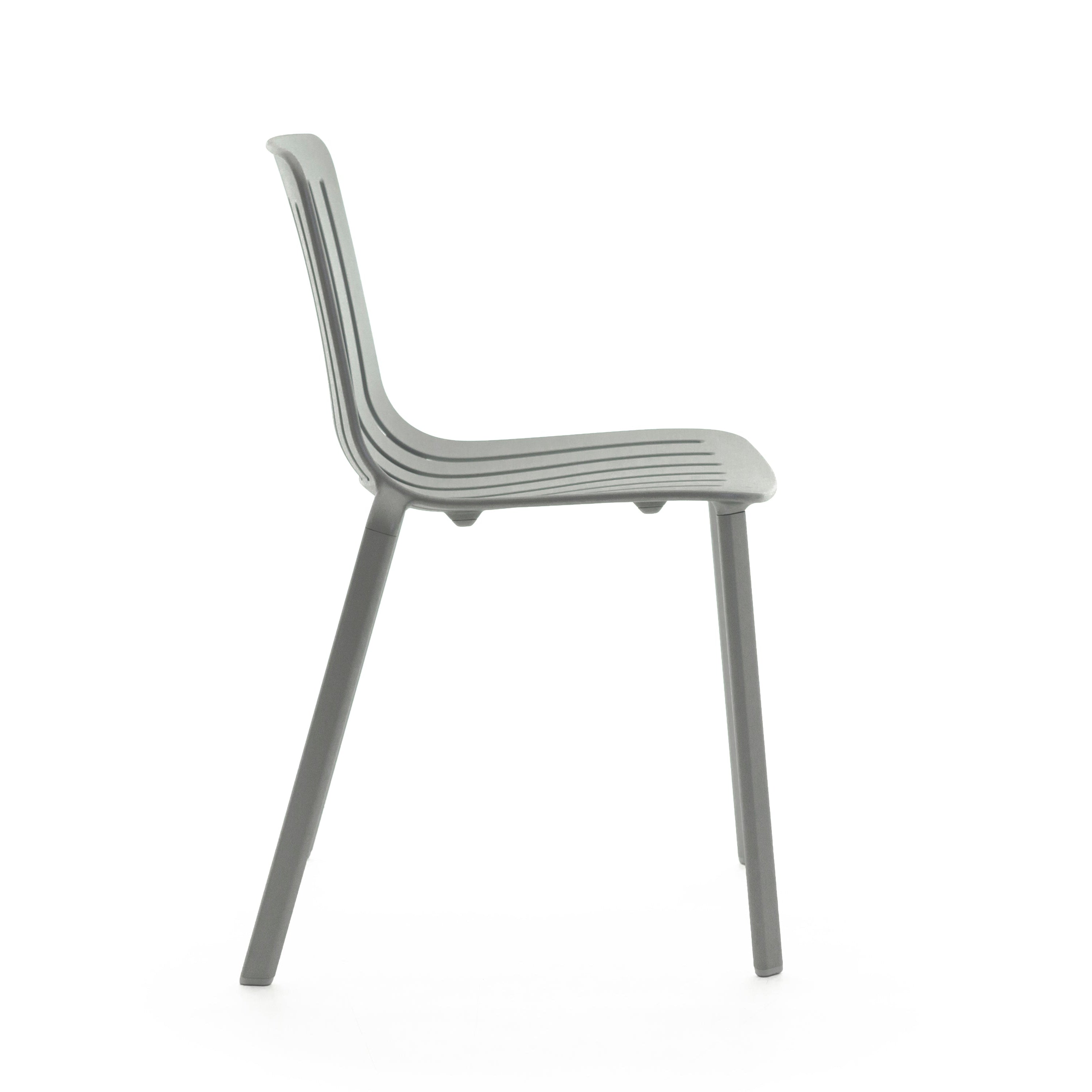 PLATO Outdoor-Stuhl, grau