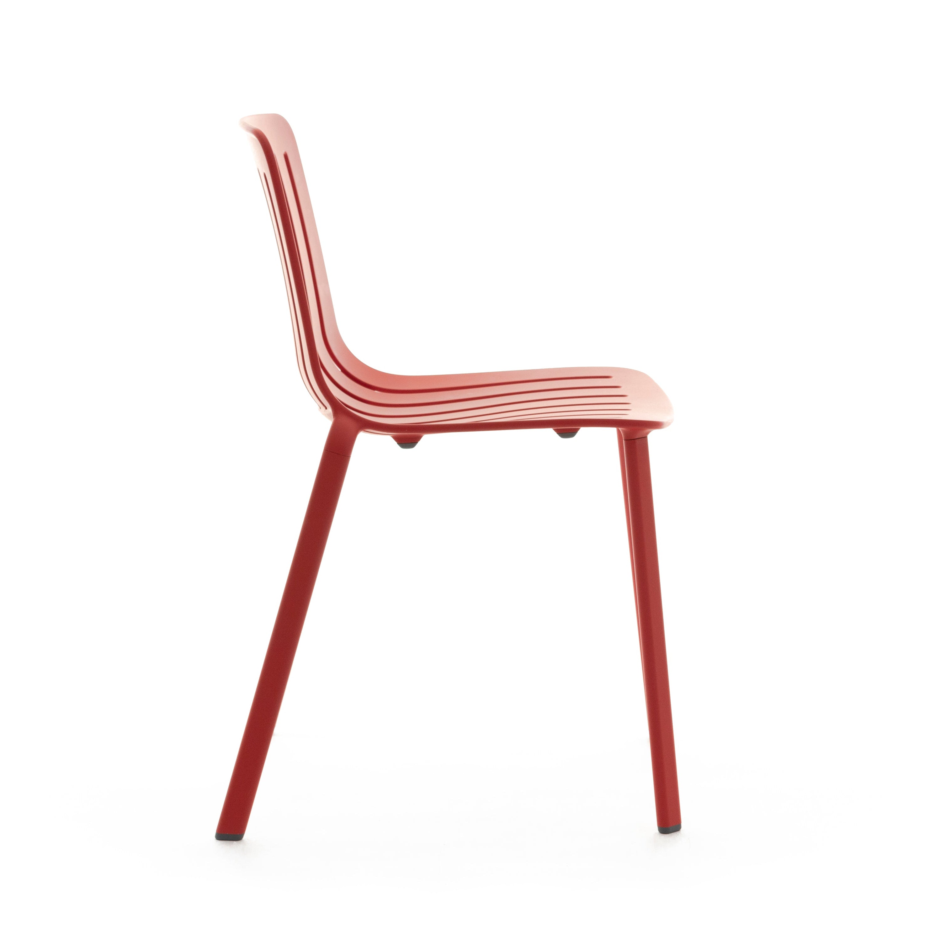 PLATO roter Outdoor-Stuhl