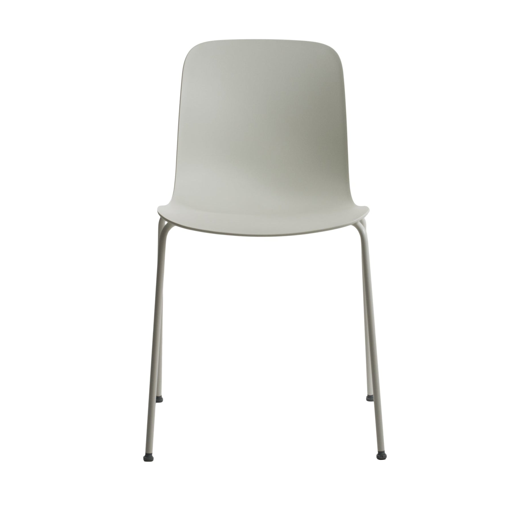 SUBSTANCE chair in white with a metal base
