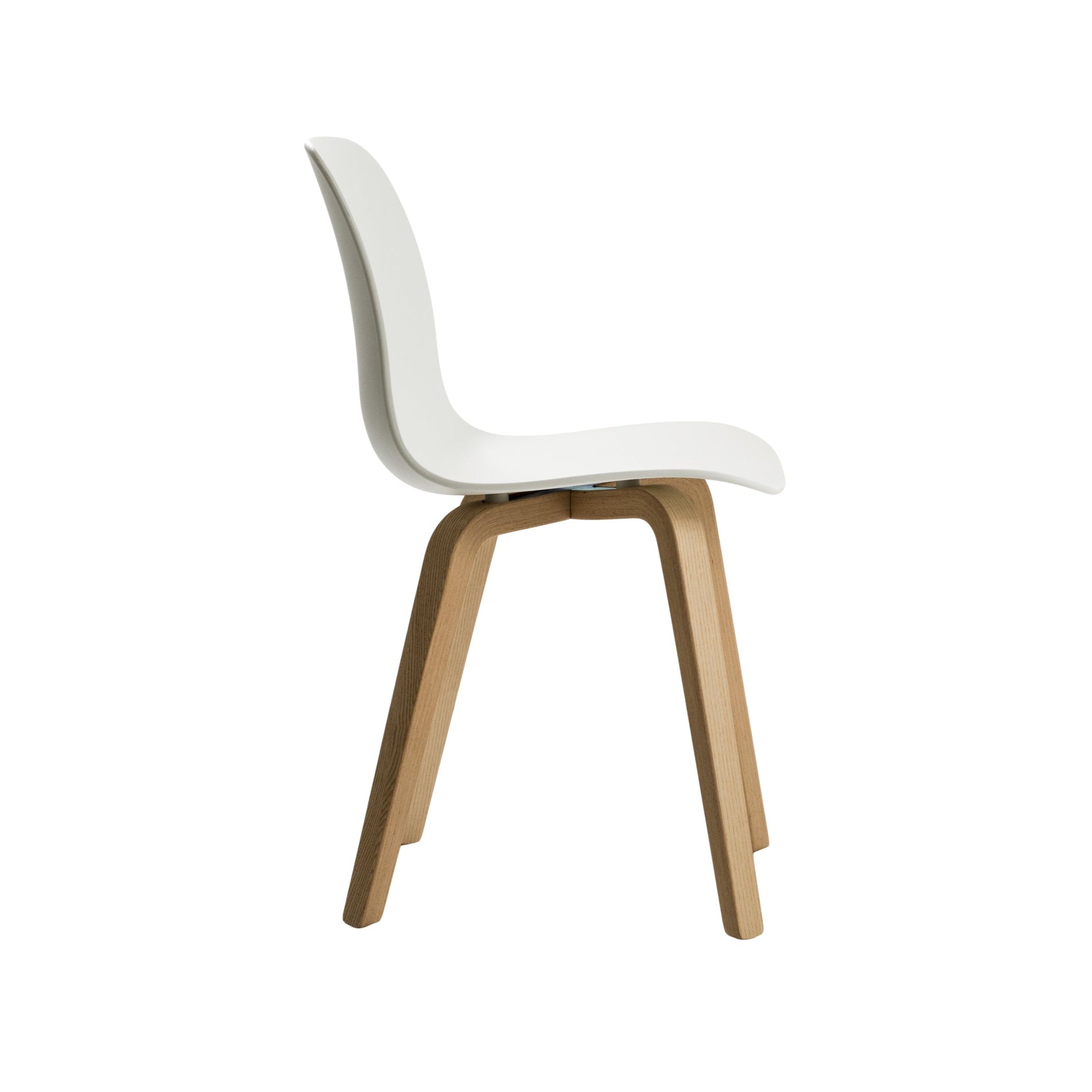 SUBSTANCE chair in white with an ash base