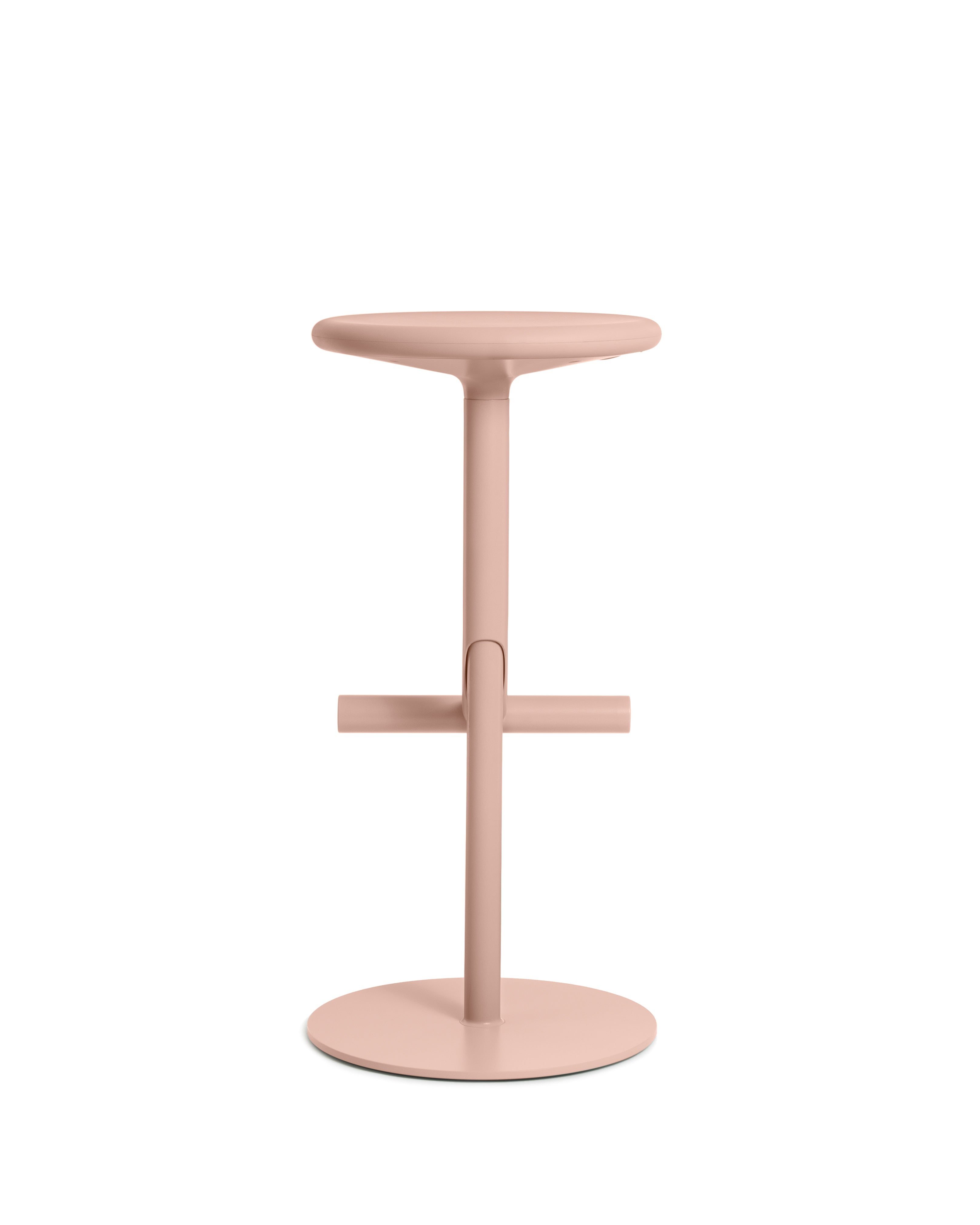 Pink swivel stool TIBU