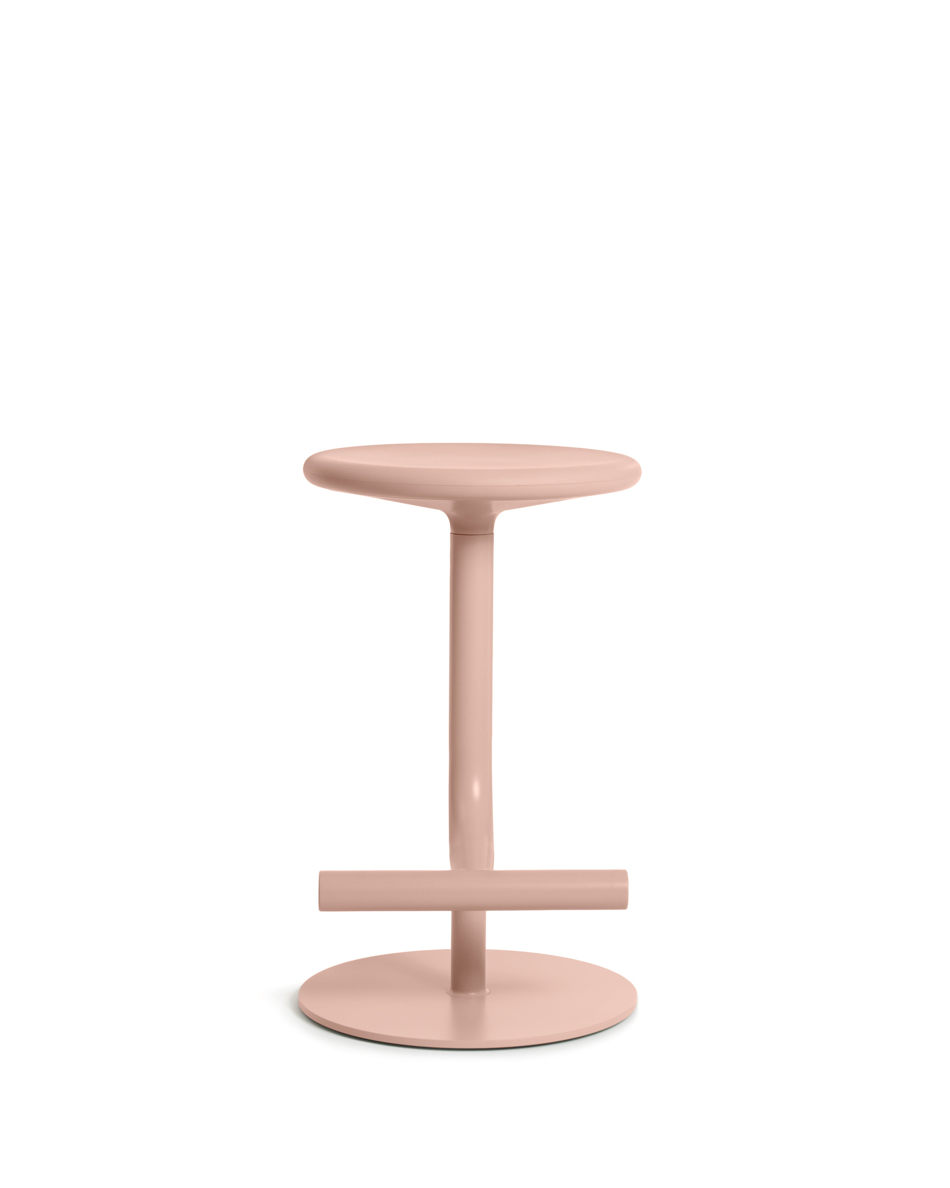 Pink swivel stool TIBU