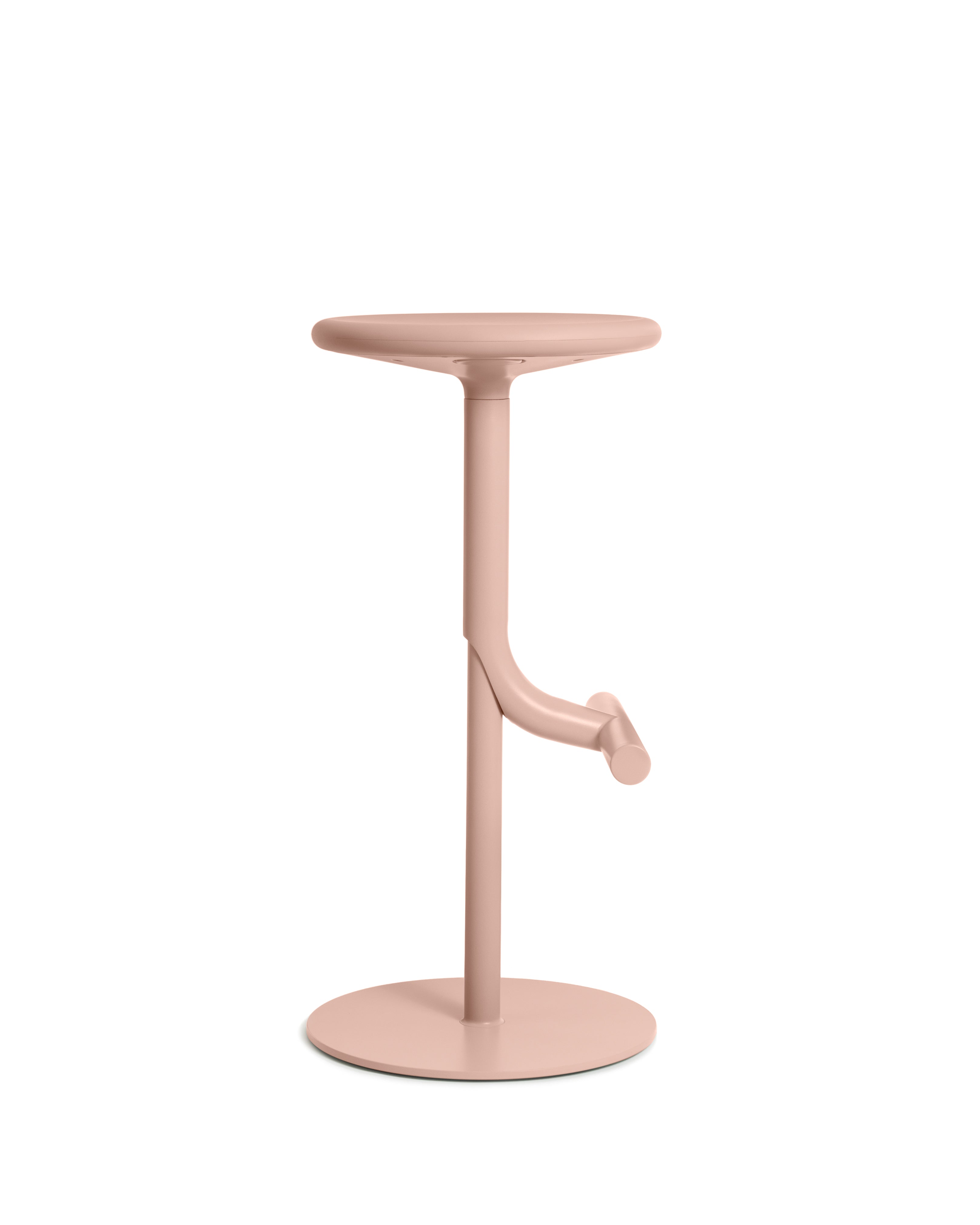 Pink swivel stool TIBU