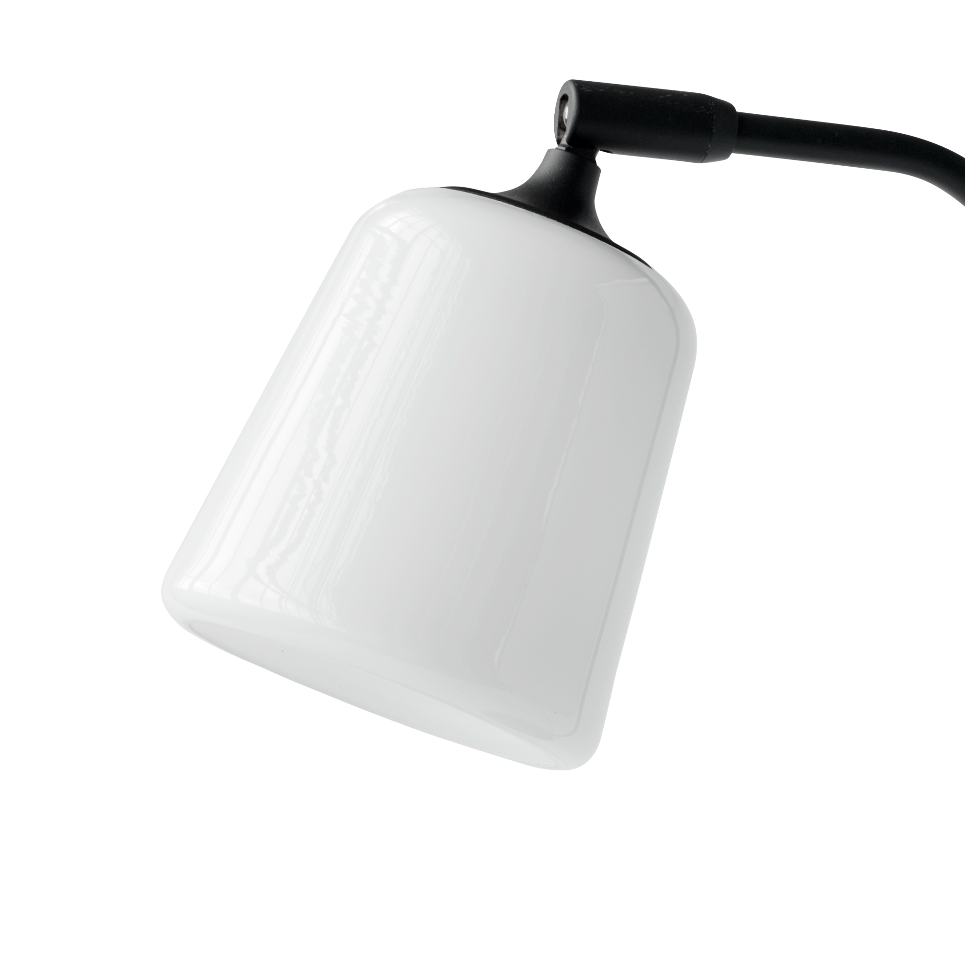 Desk lamp white iridescent
