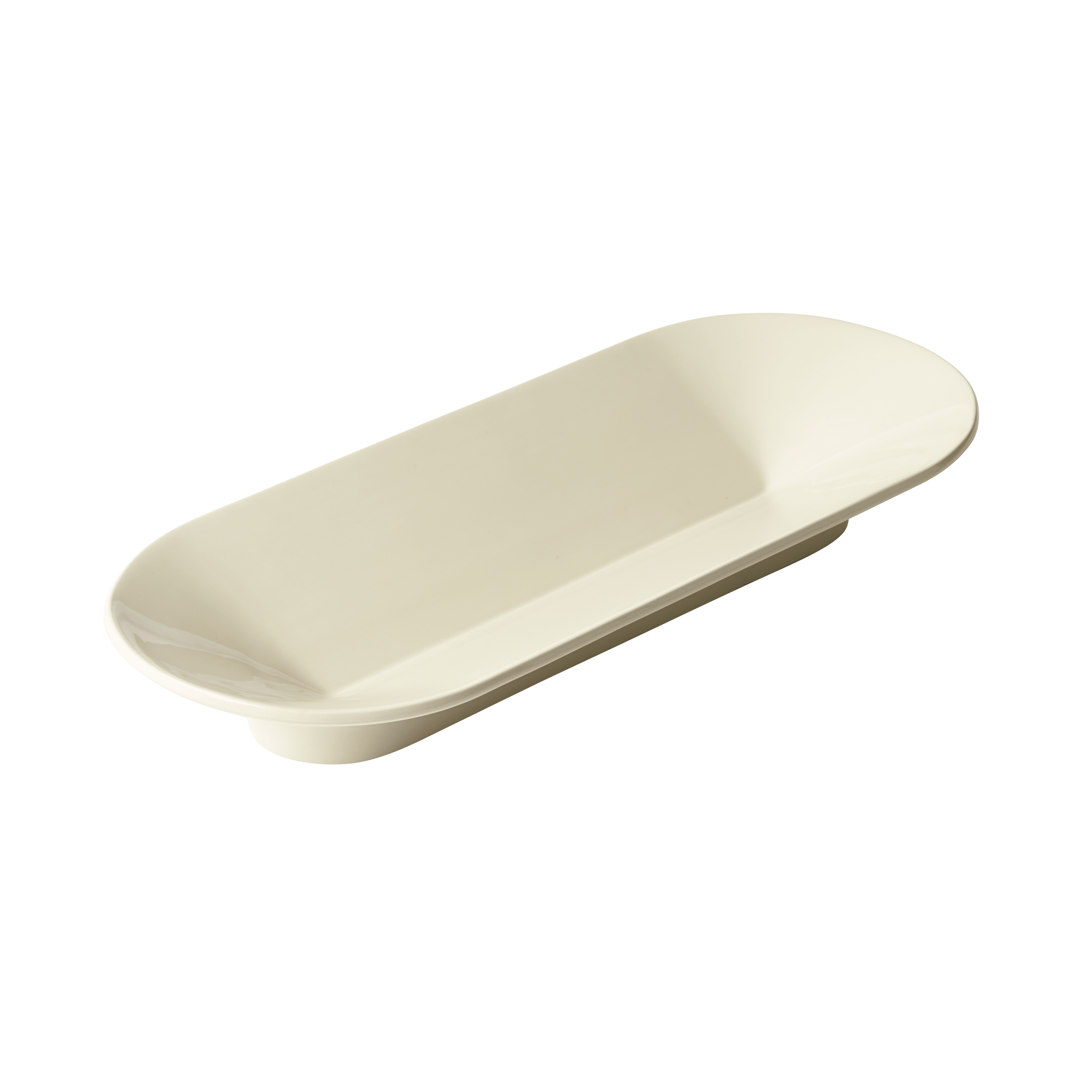 Ceramic Platter MERE in Broken White