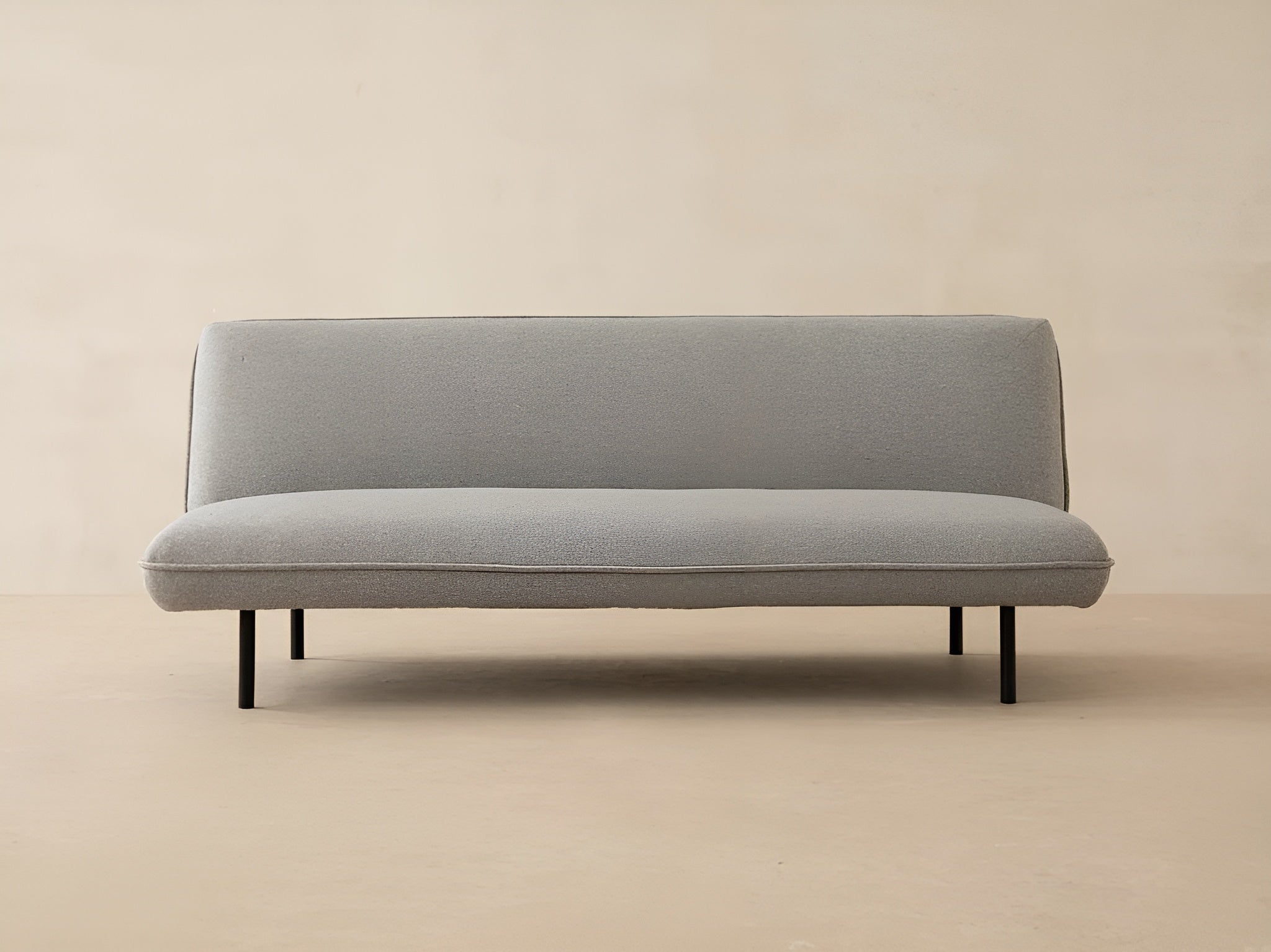 VALLS Sofa with Sleeping Function Gray Chenille