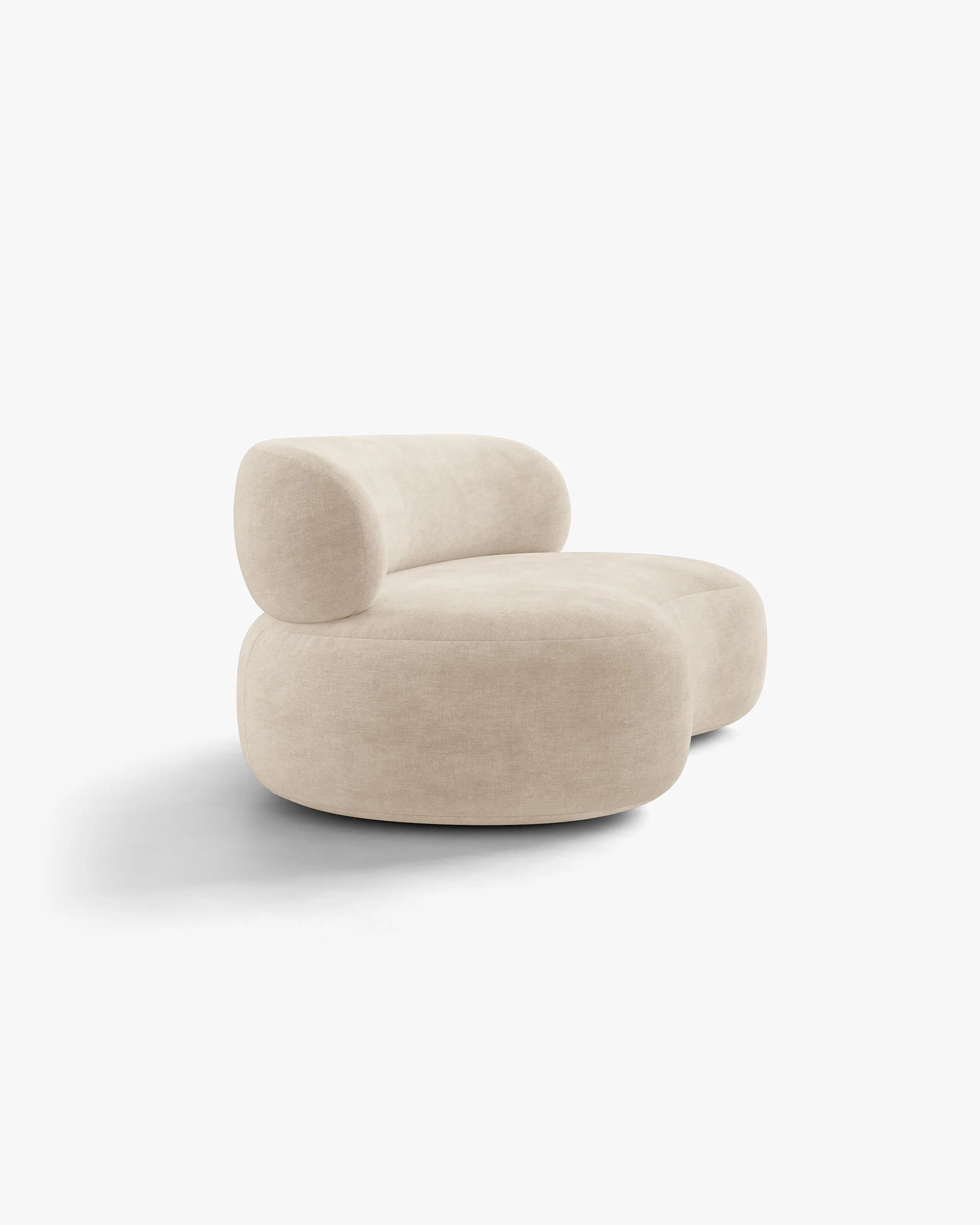 Sofa 3-osobowa AURA jasnobeżowy szenil
