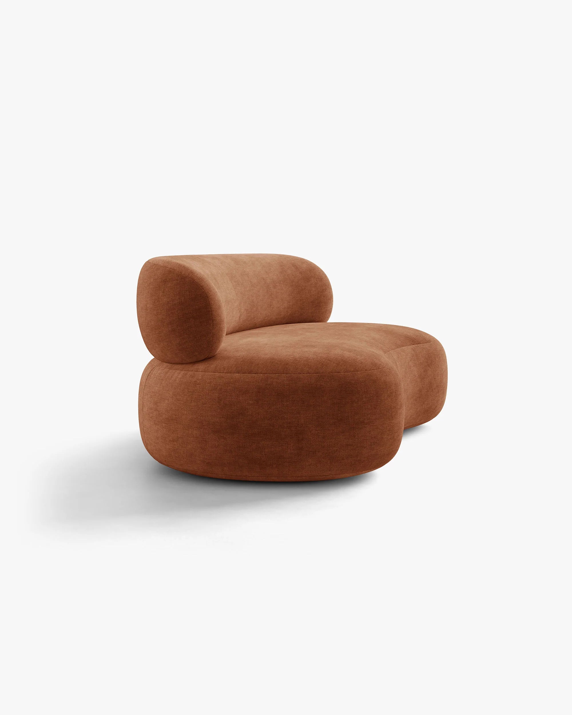 Sofa 3-osobowa AURA ceglany szenil