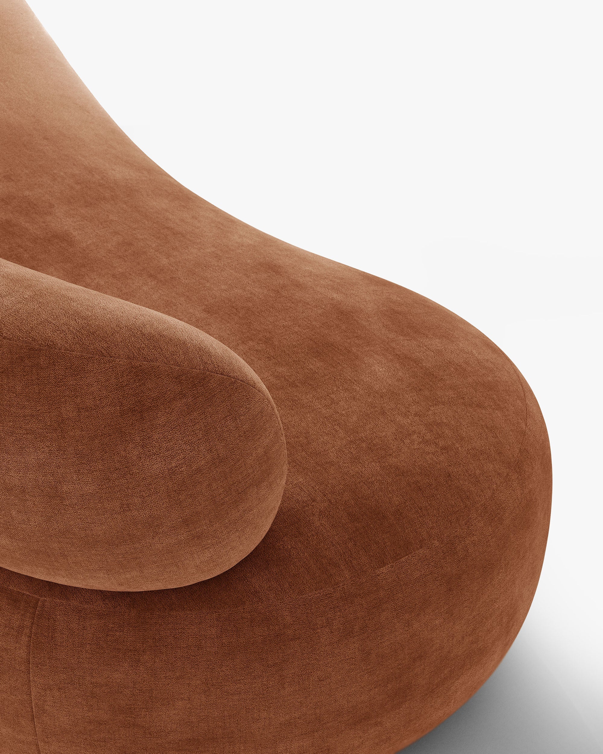 Sofa 3-osobowa AURA ceglany szenil