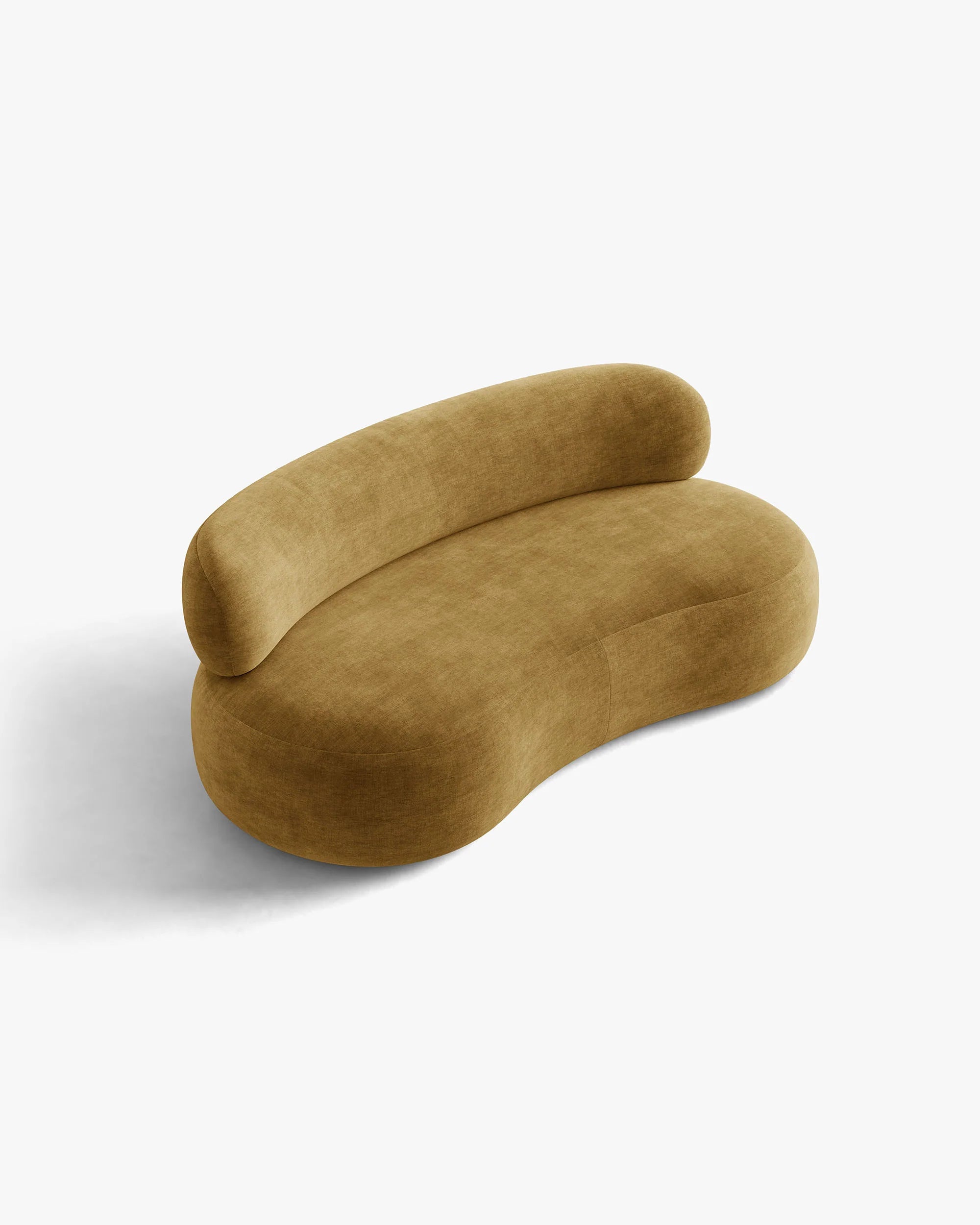 Sofa 3-osobowa AURA musztardowy szenil