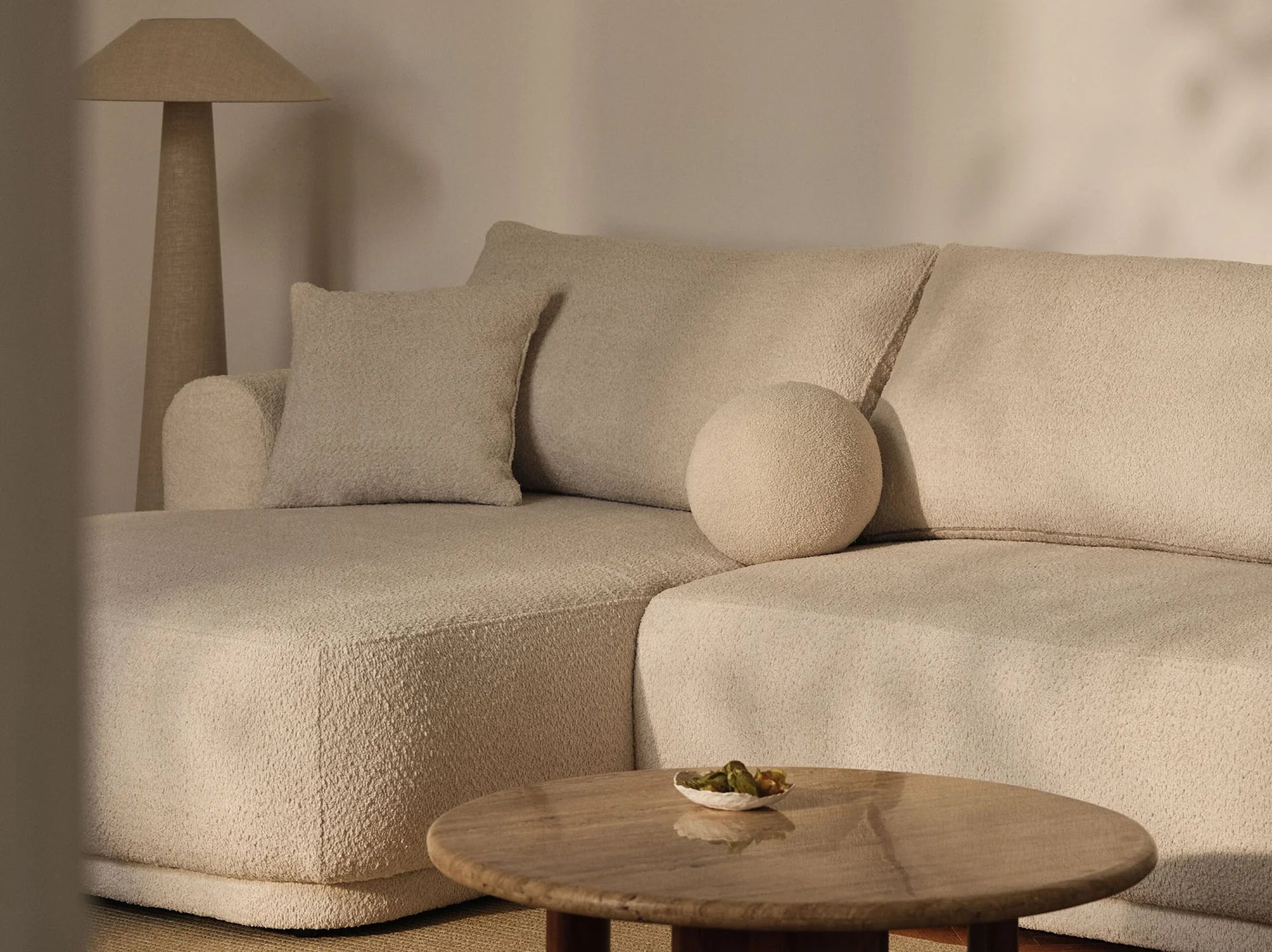 Right -sided velvet corner with Ella Petrol sleeping function
