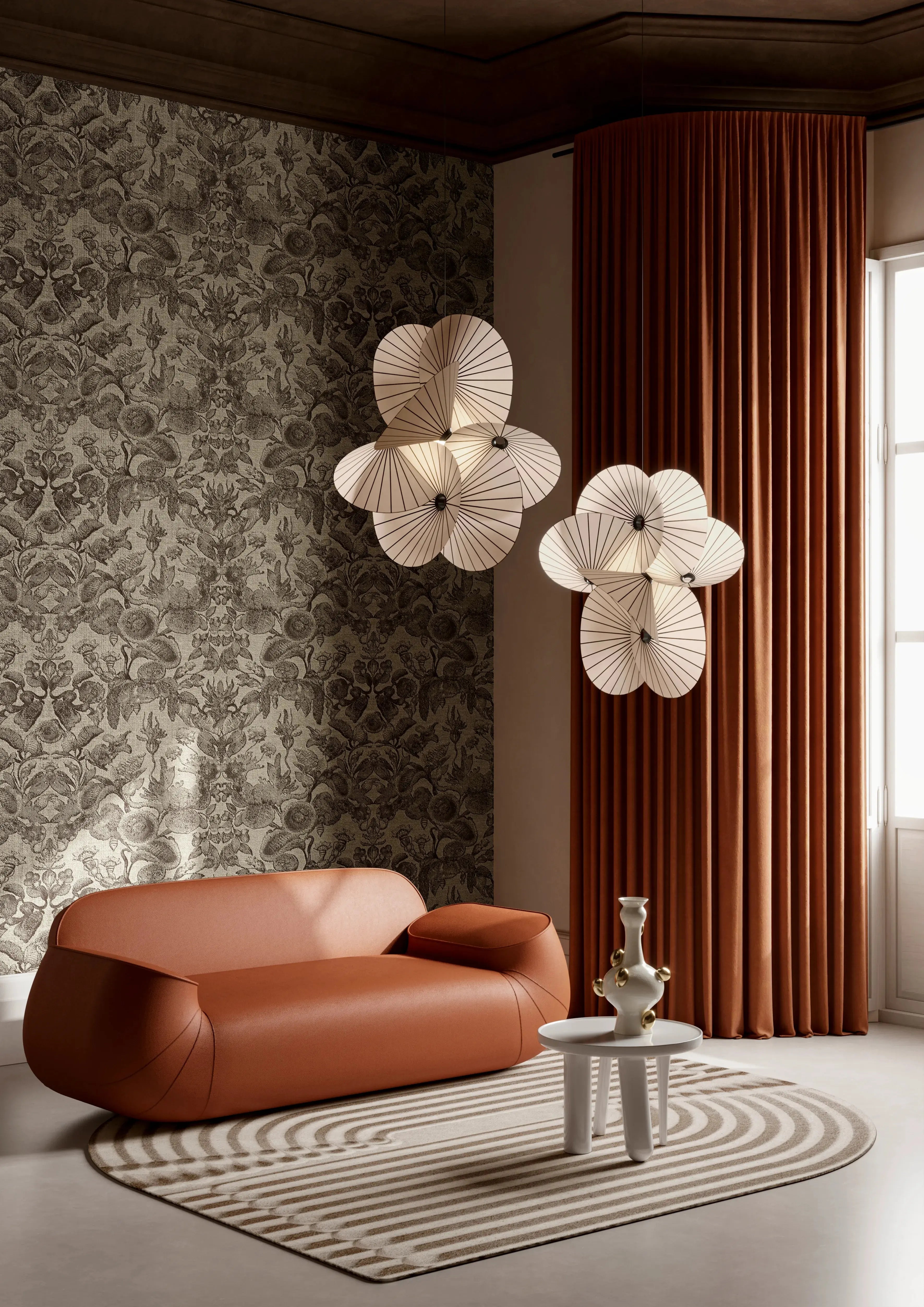 Lampa wisząca SERPENTINE LIGHT biały – Moooi
