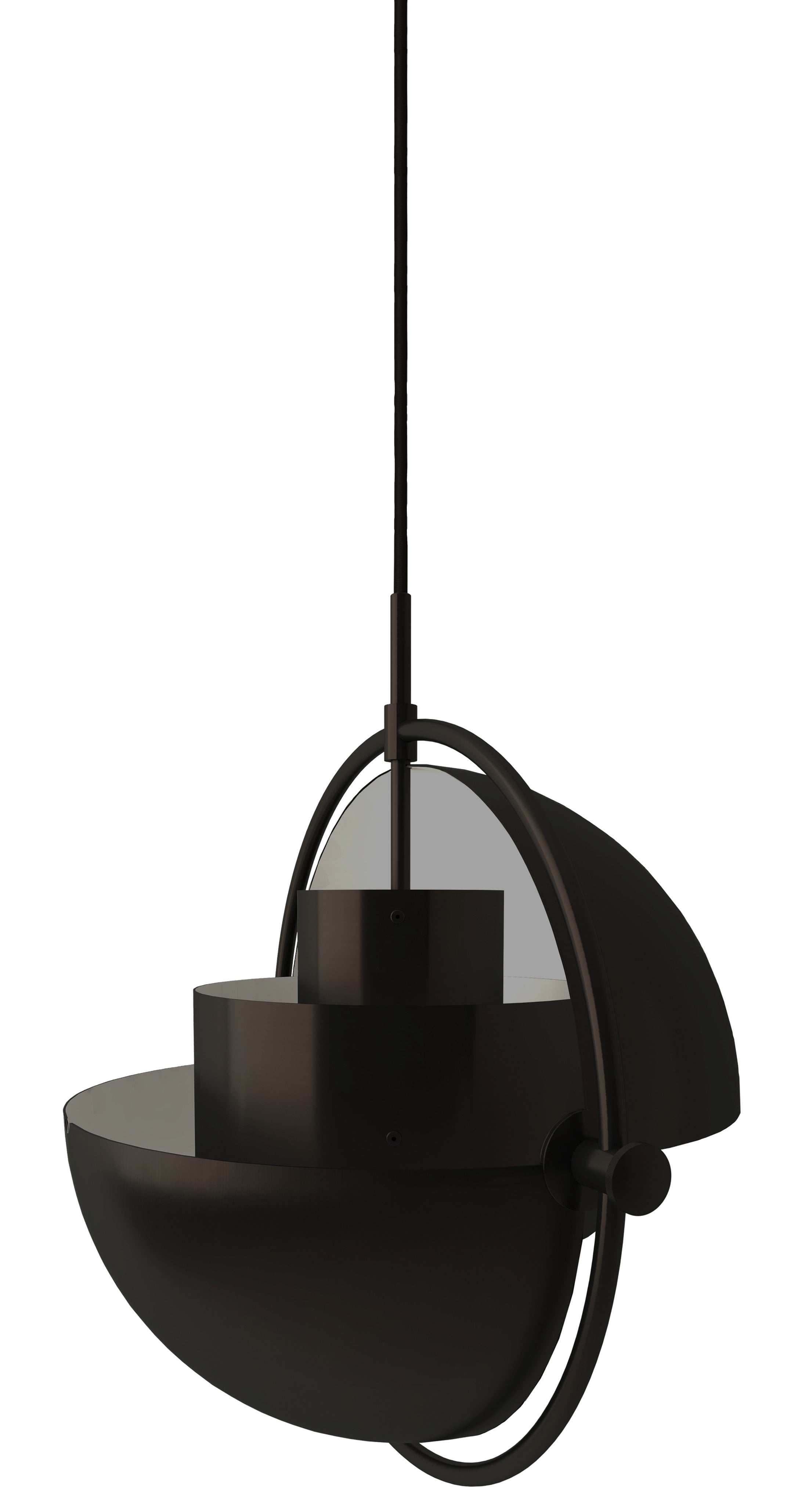 MULTI-LITE Pendelleuchte, schwarz glänzend