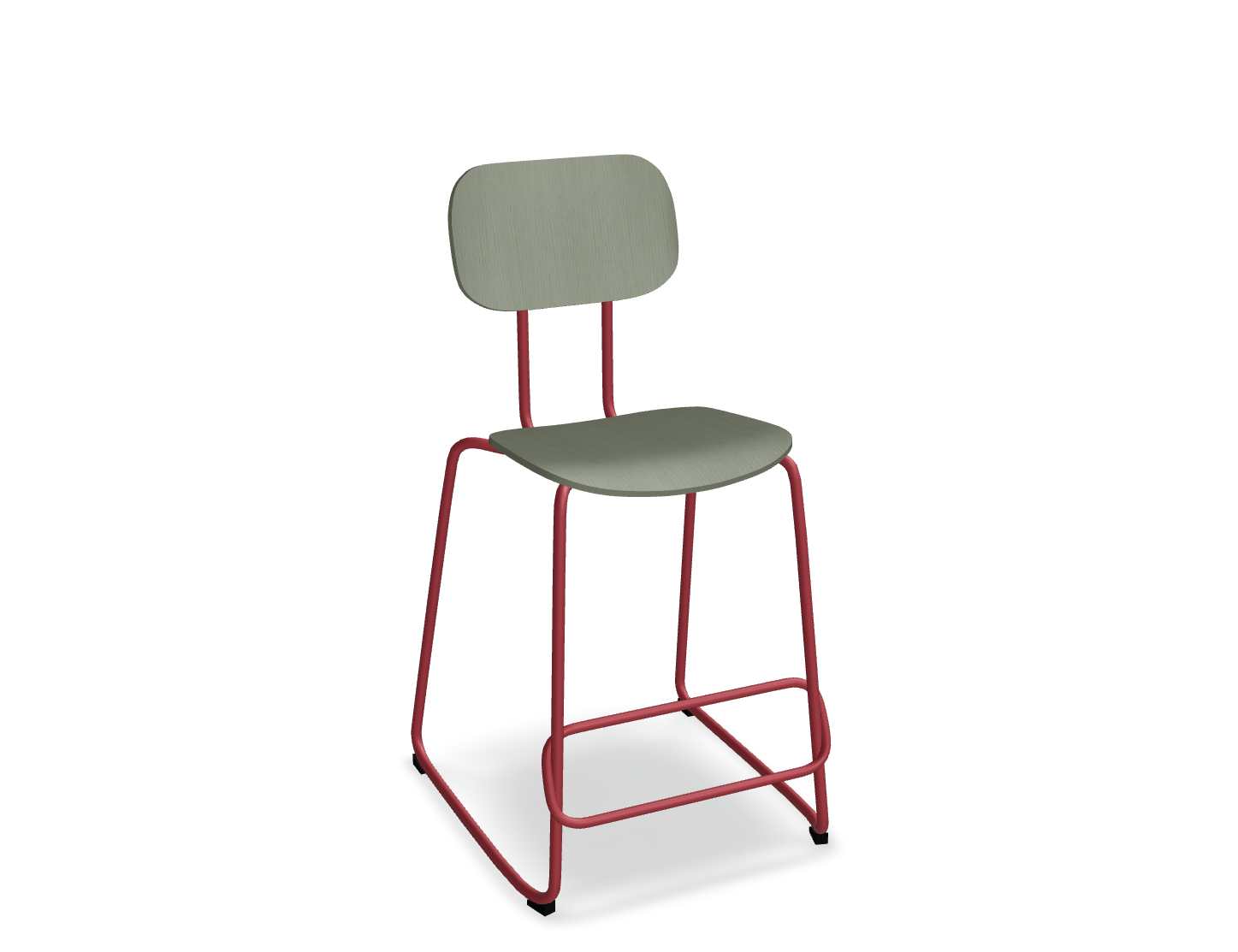 Hoker NEW SCHOOL czerwona podstawa – .mdd
