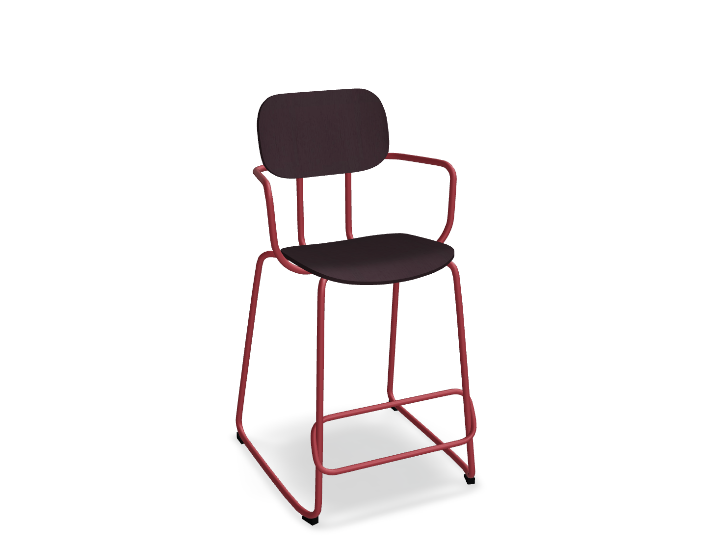 Hoker NEW SCHOOL czerwona podstawa – .mdd