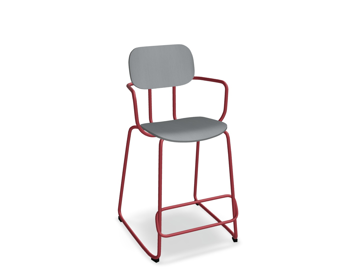Hoker NEW SCHOOL czerwona podstawa – .mdd