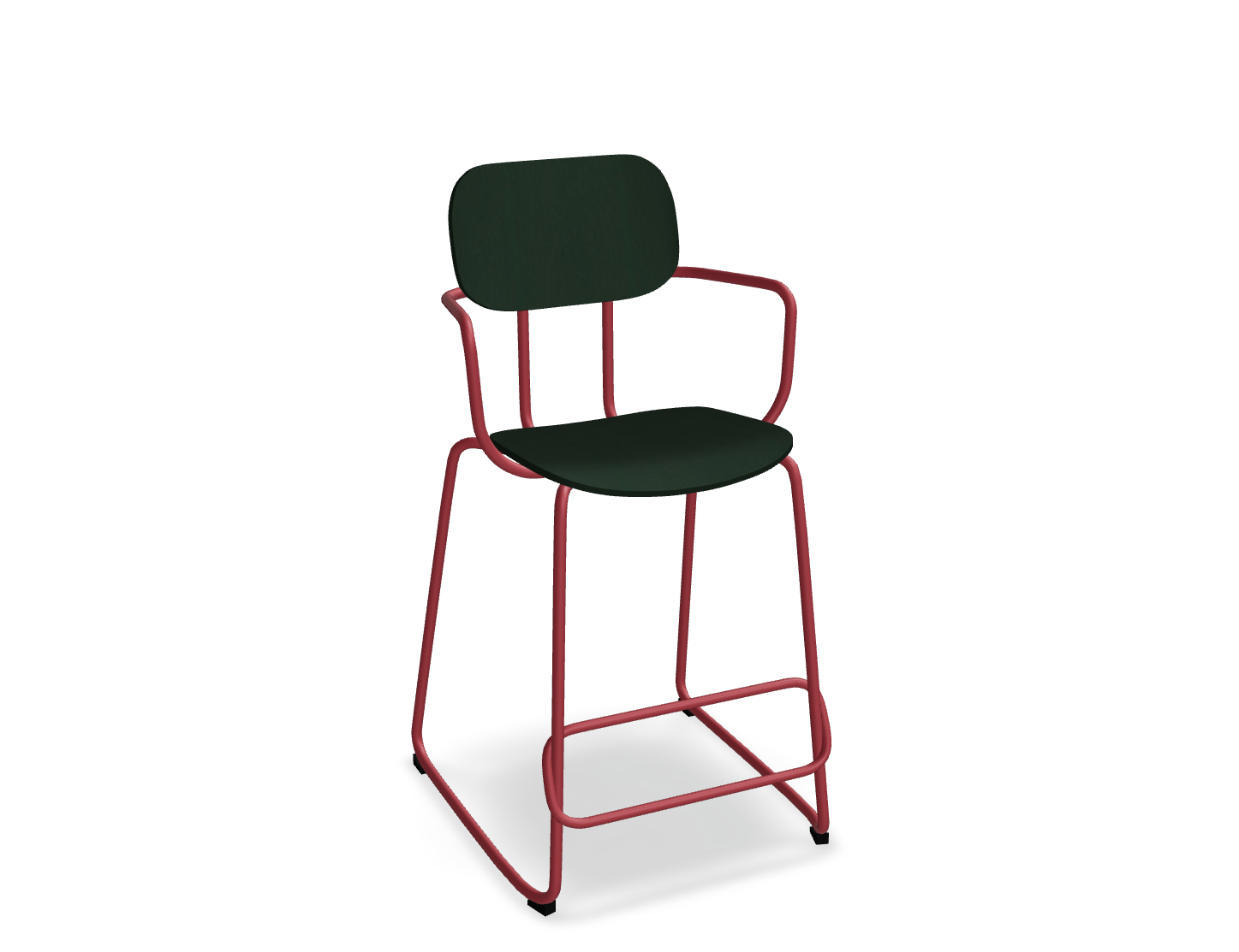 Hoker NEW SCHOOL czerwona podstawa – .mdd