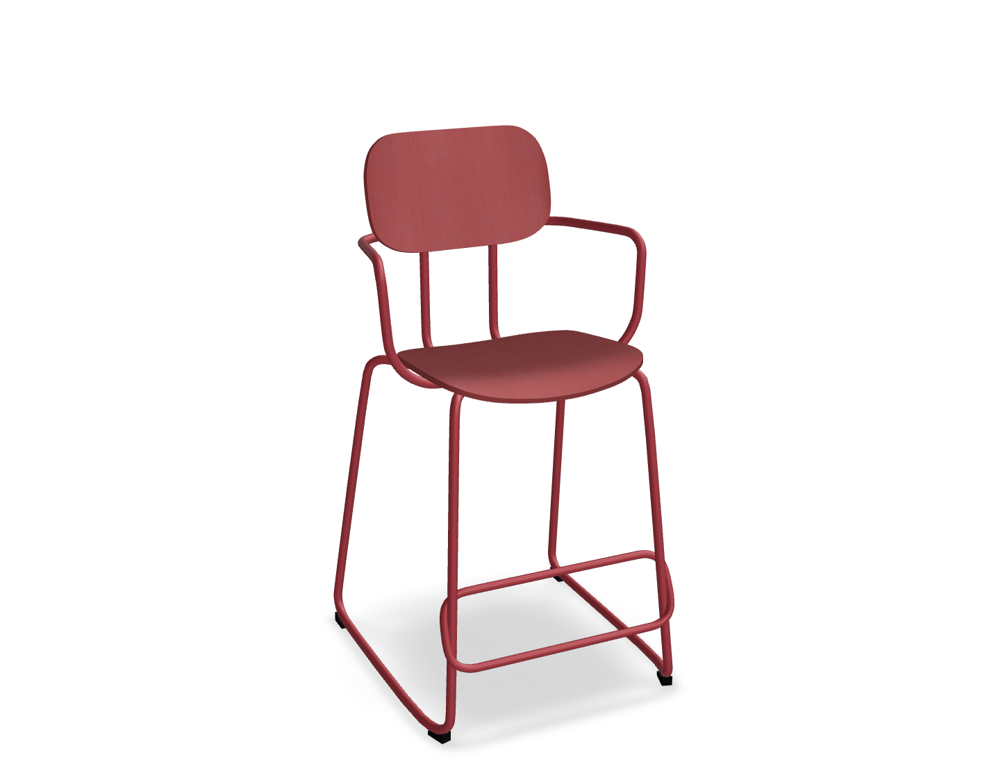 Hoker NEW SCHOOL czerwona podstawa – .mdd