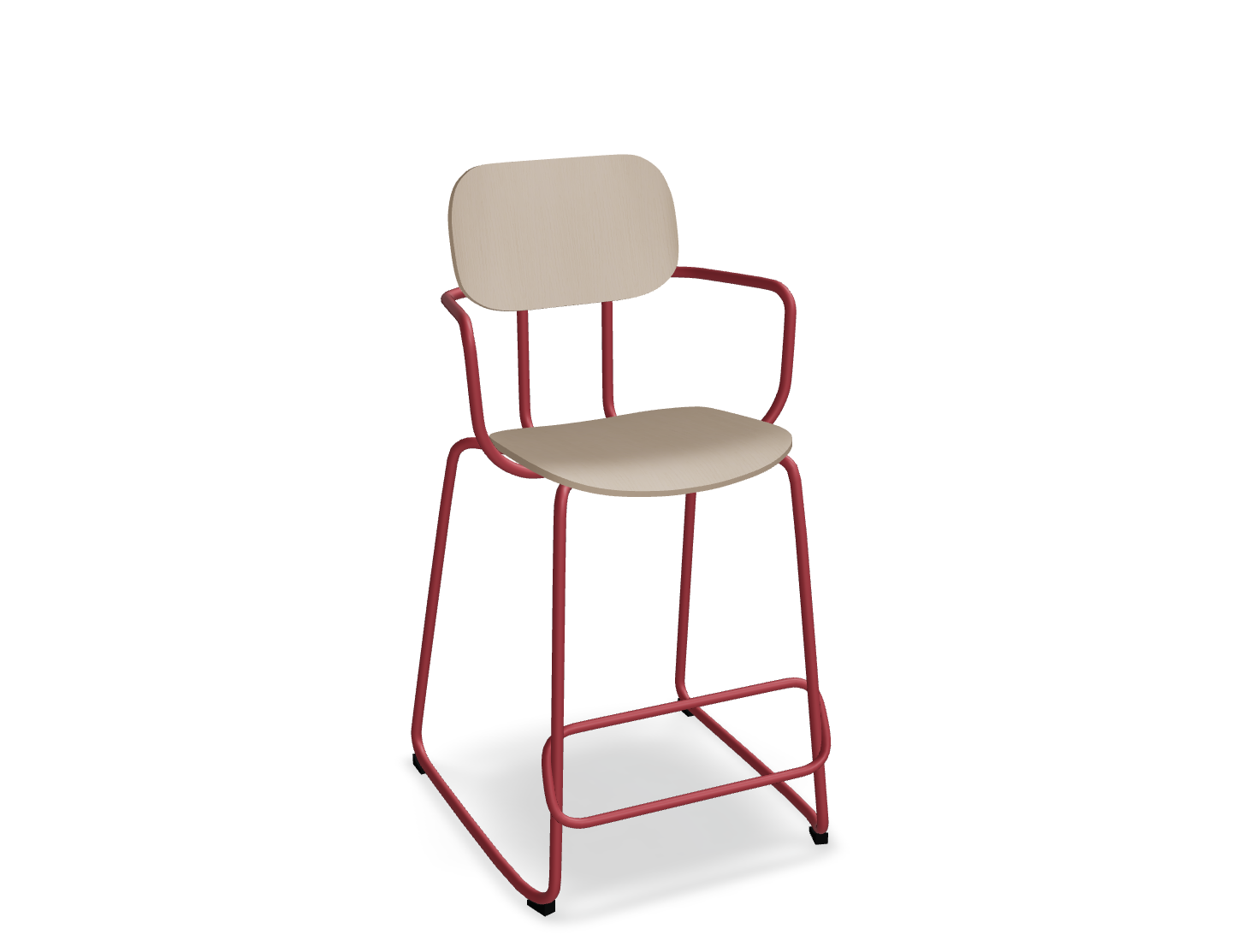 Hoker NEW SCHOOL czerwona podstawa – .mdd