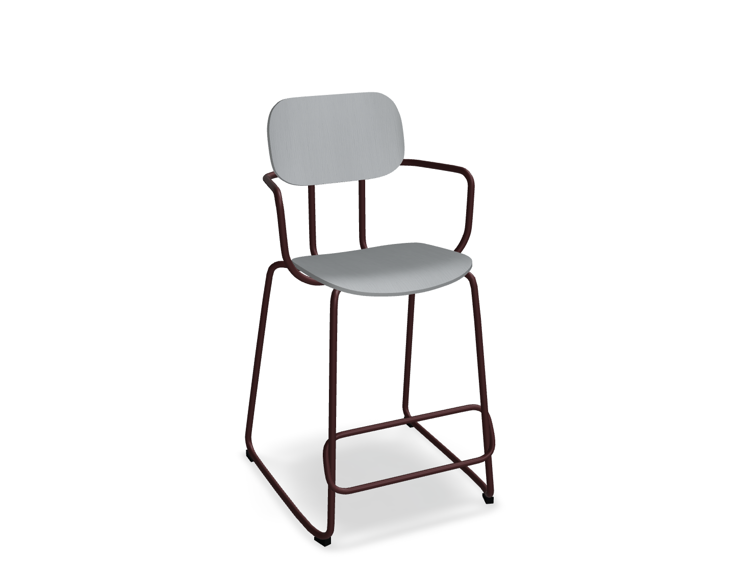 Hoker NEW SCHOOL bordowa podstawa – .mdd