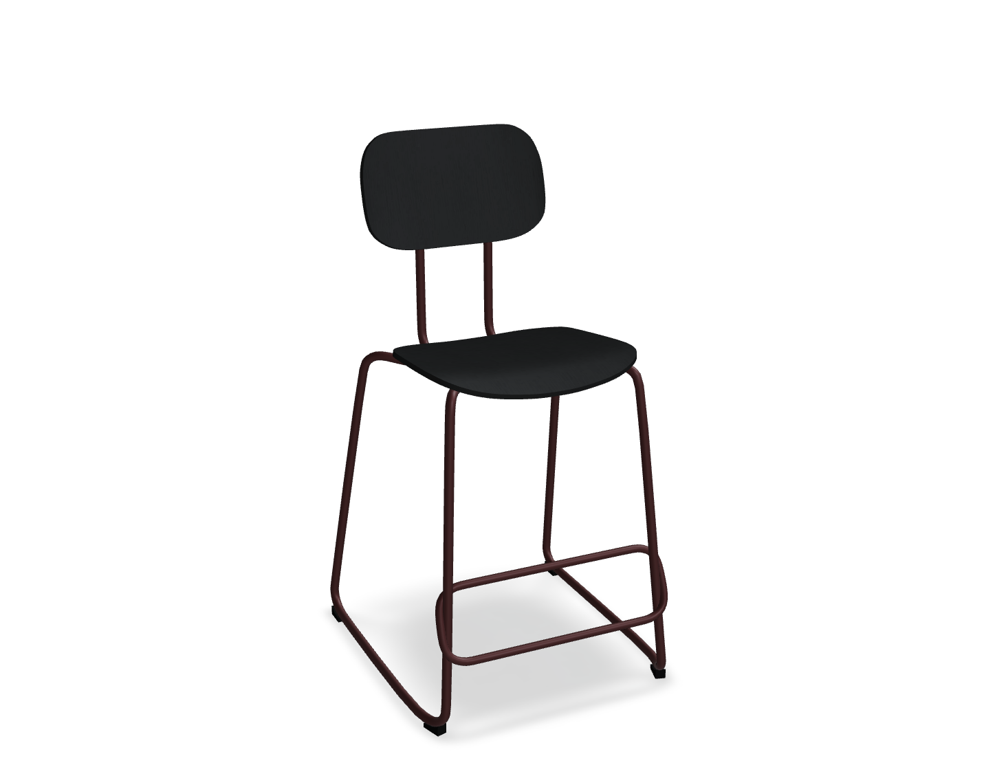 Hoker NEW SCHOOL bordowa podstawa – .mdd