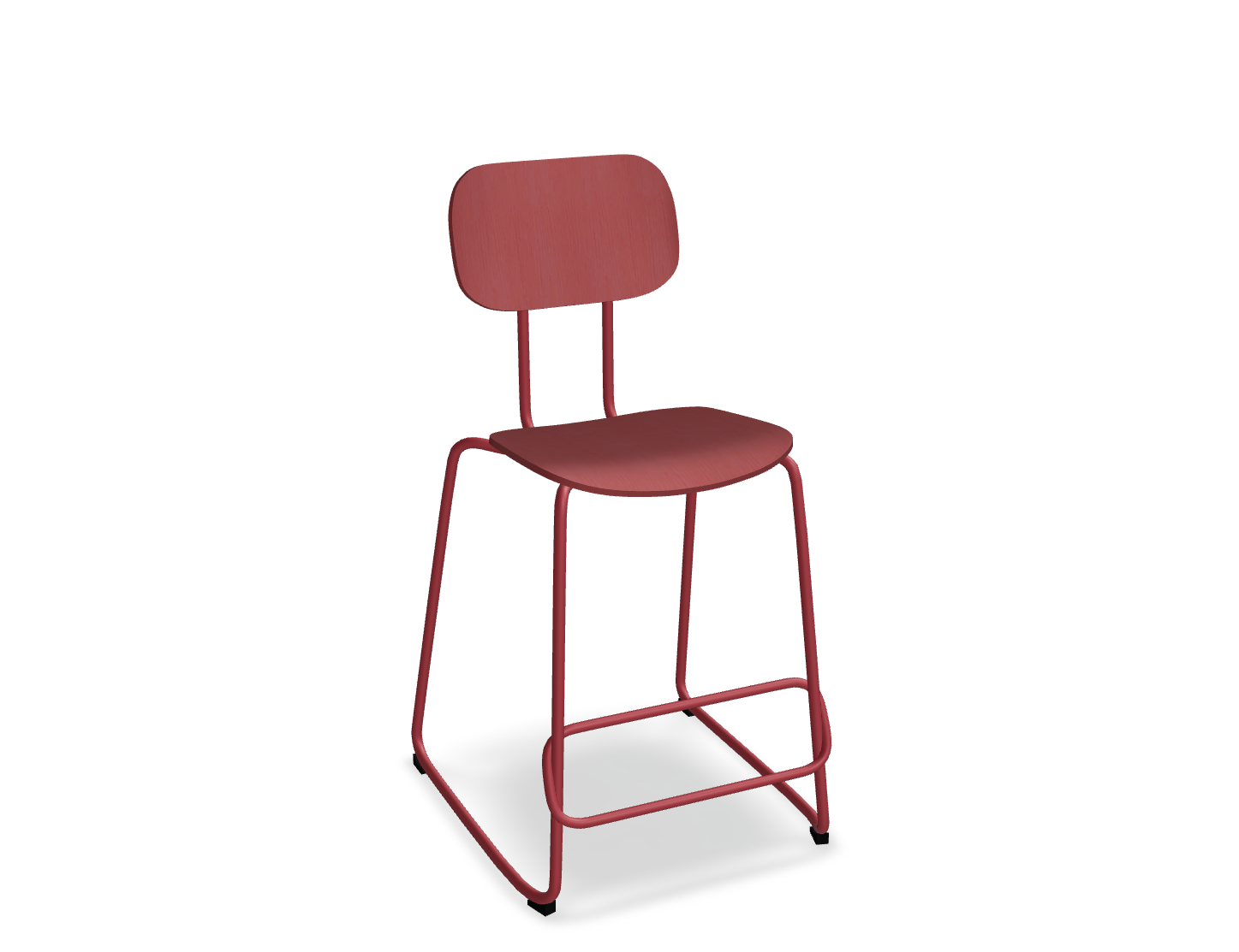 Hoker NEW SCHOOL czerwona podstawa – .mdd