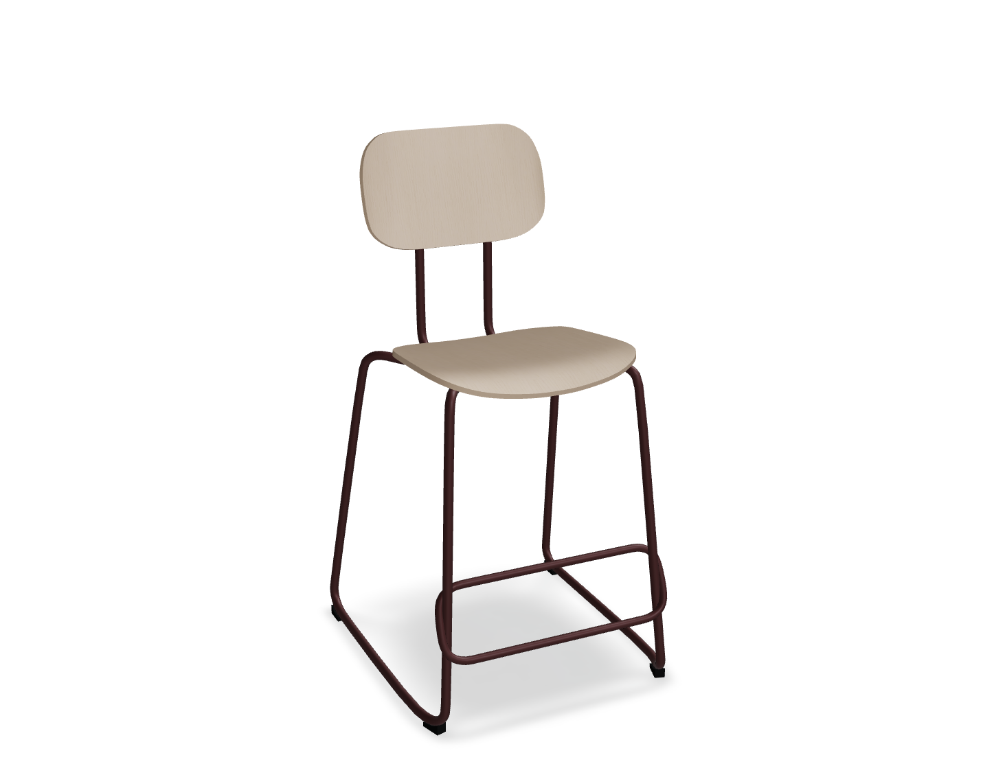 Hoker NEW SCHOOL bordowa podstawa – .mdd