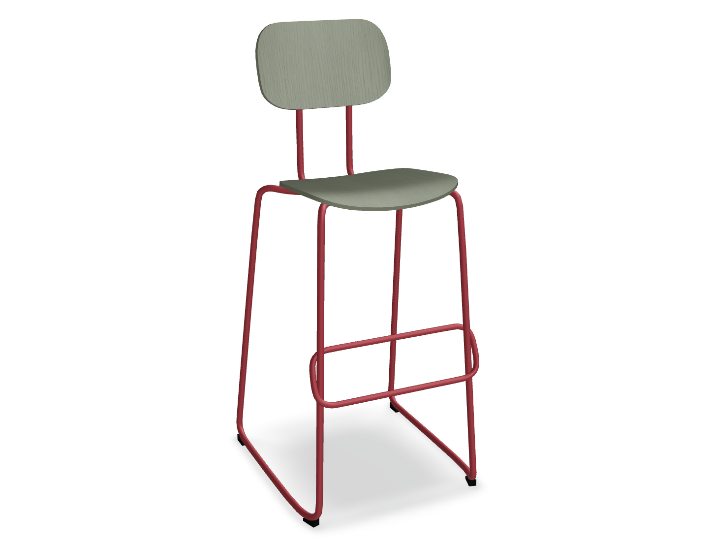 Hoker NEW SCHOOL czerwona podstawa – .mdd