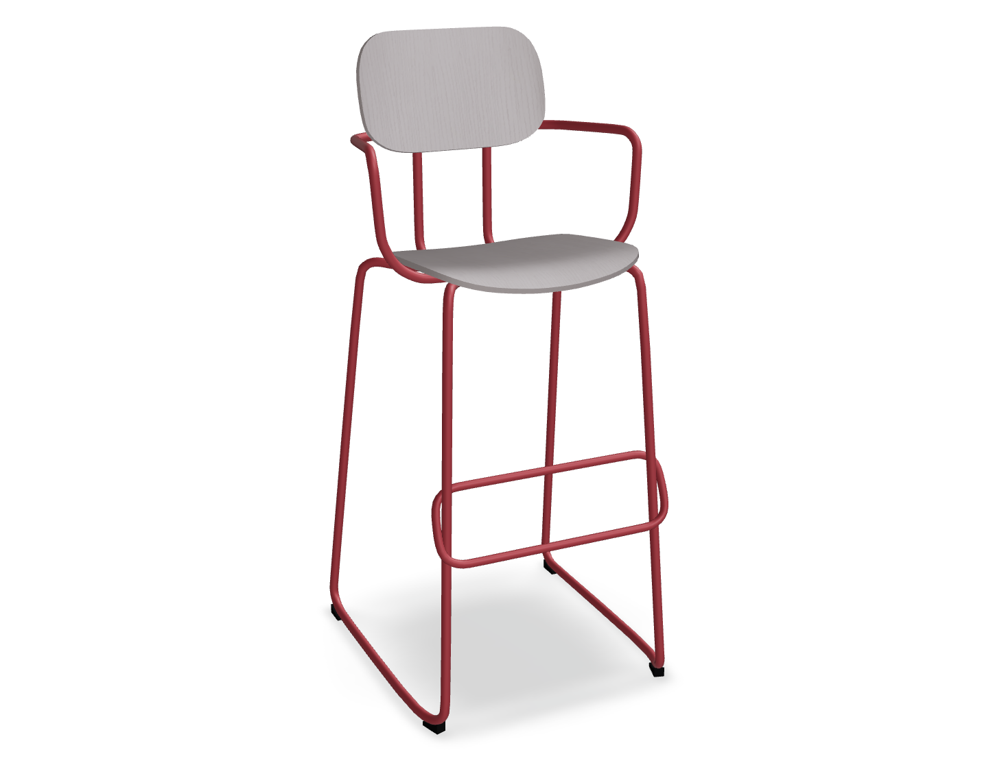 Hoker NEW SCHOOL czerwona podstawa – .mdd
