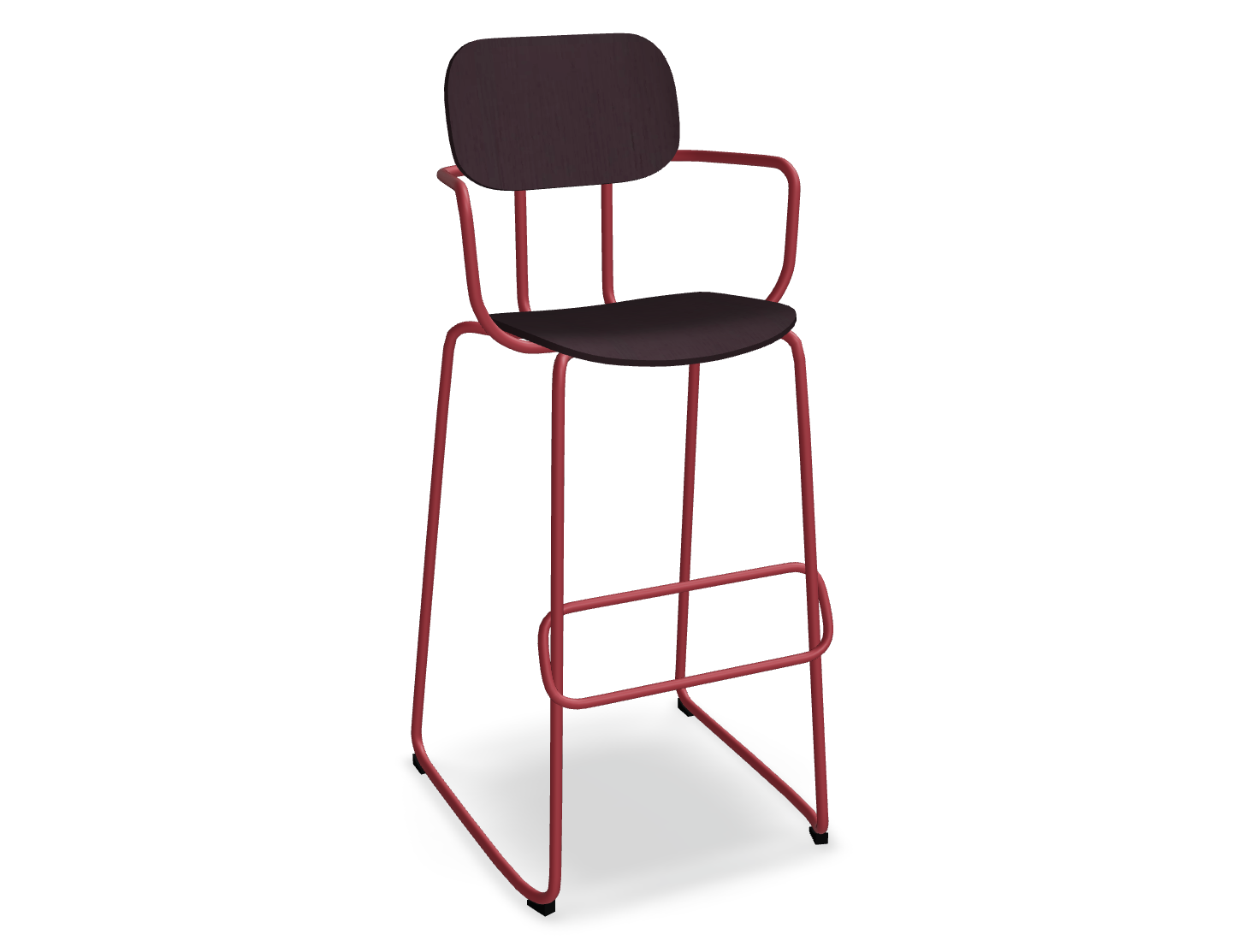 Hoker NEW SCHOOL czerwona podstawa – .mdd