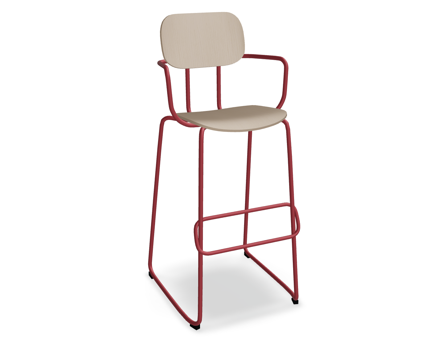 Hoker NEW SCHOOL czerwona podstawa – .mdd