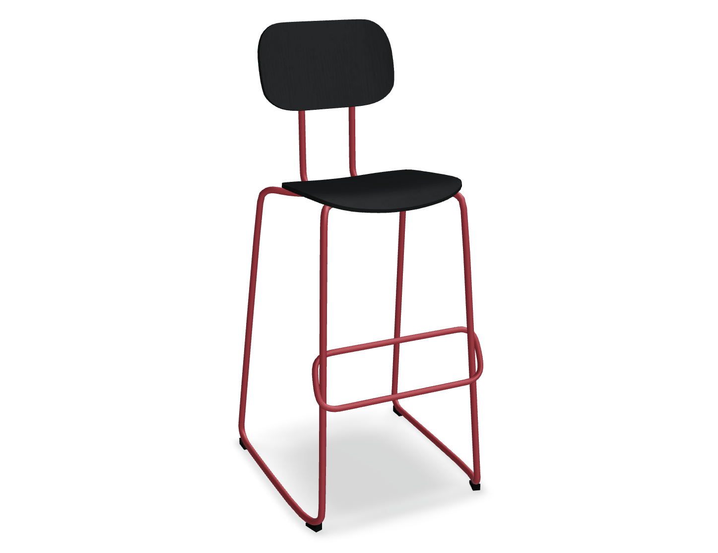 Hoker NEW SCHOOL czerwona podstawa – .mdd