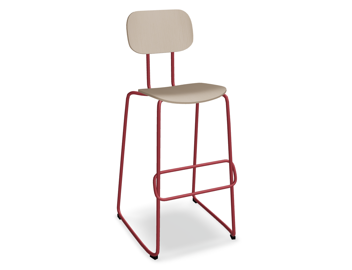 Hoker NEW SCHOOL czerwona podstawa – .mdd