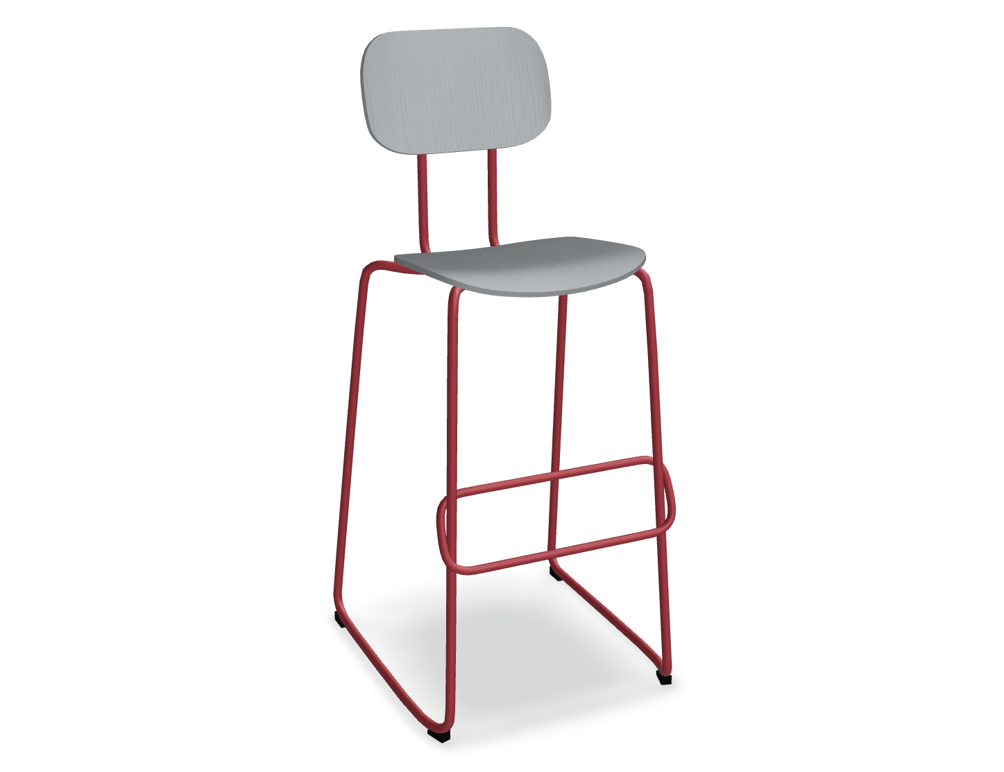 Hoker NEW SCHOOL czerwona podstawa – .mdd