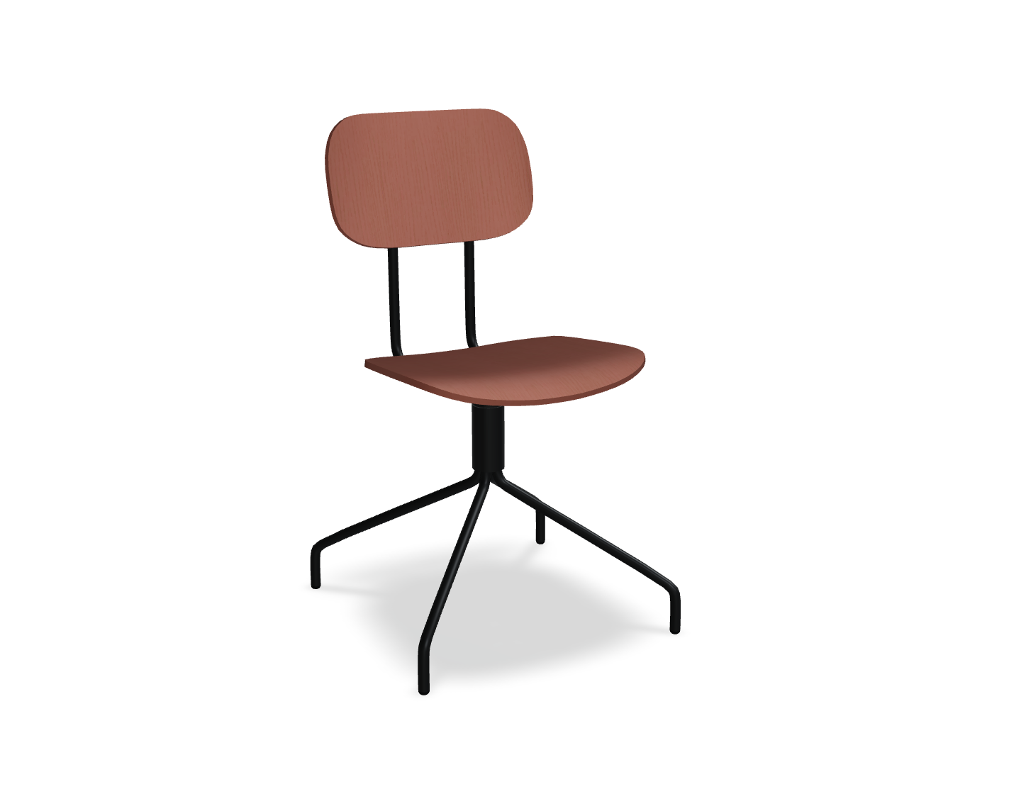 Krzesło obrotowe NEW SCHOOL czarna podstawa – .mdd