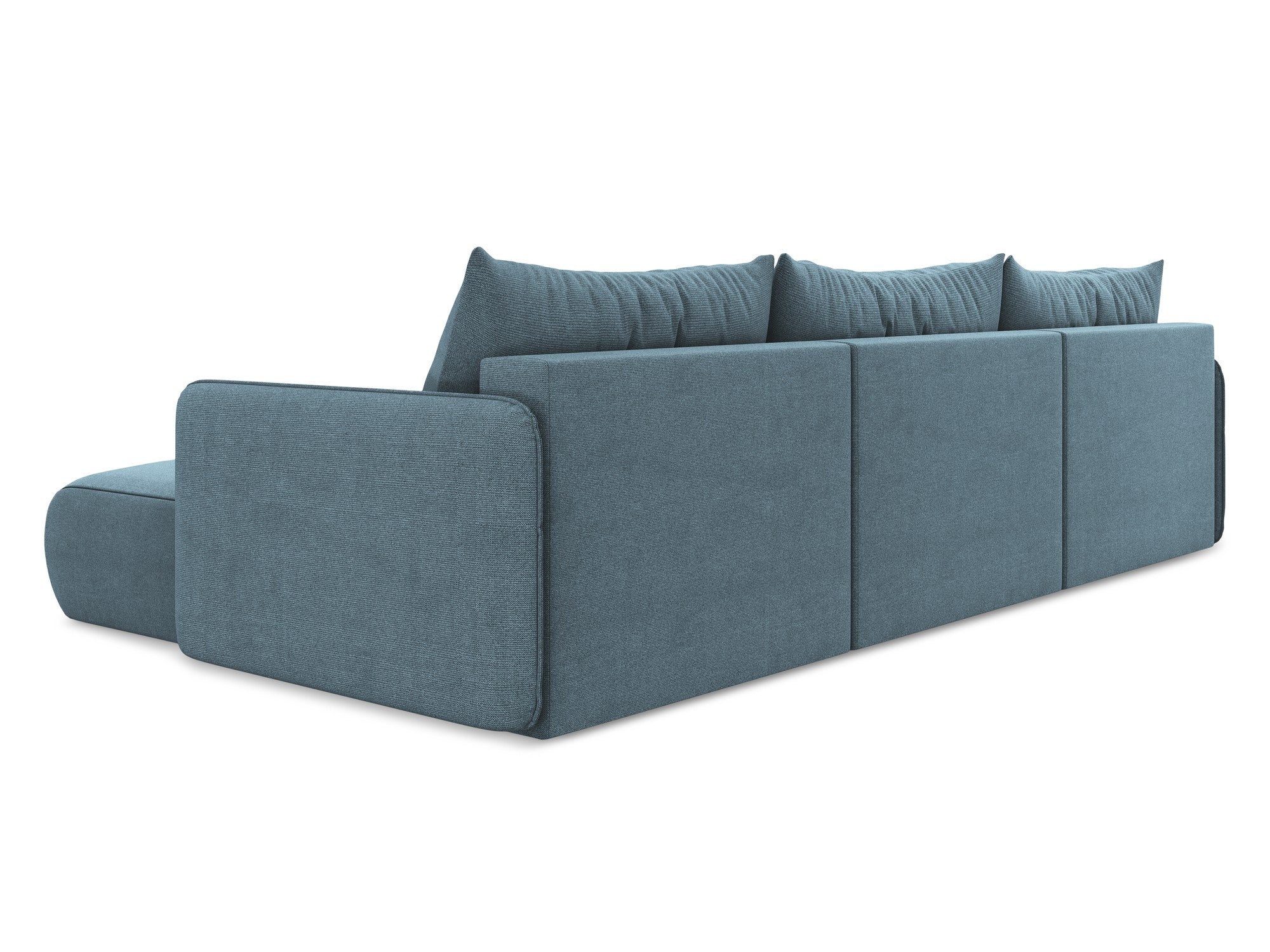Panoramic Corner Sofa with Sleeping Function NANEA Light Blue